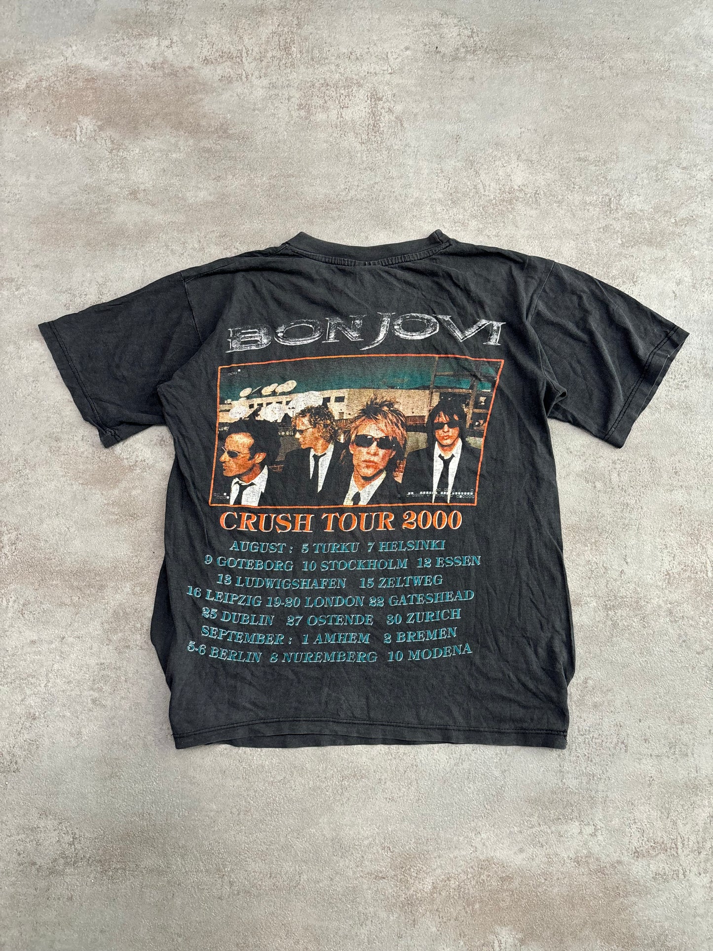 Camiseta ‘Crush Tour 2000’ Bon Jovi Vintage - S