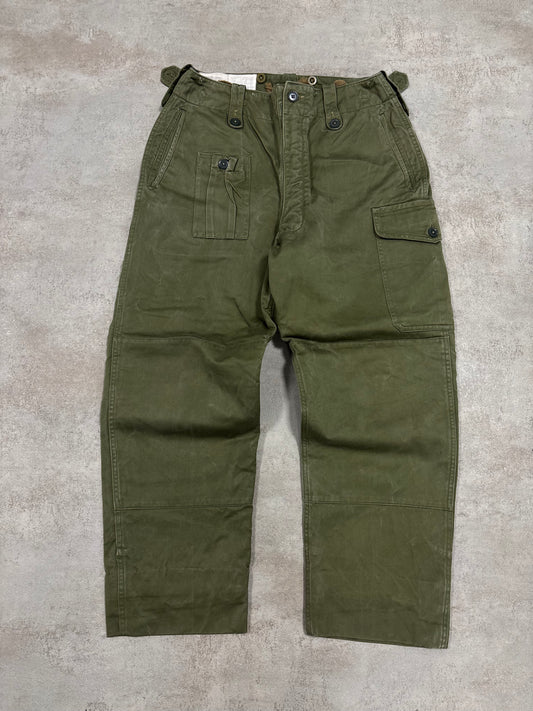 Pantalones De Combate Multipocket Militares Ejército Británico 1961 Vintage - M