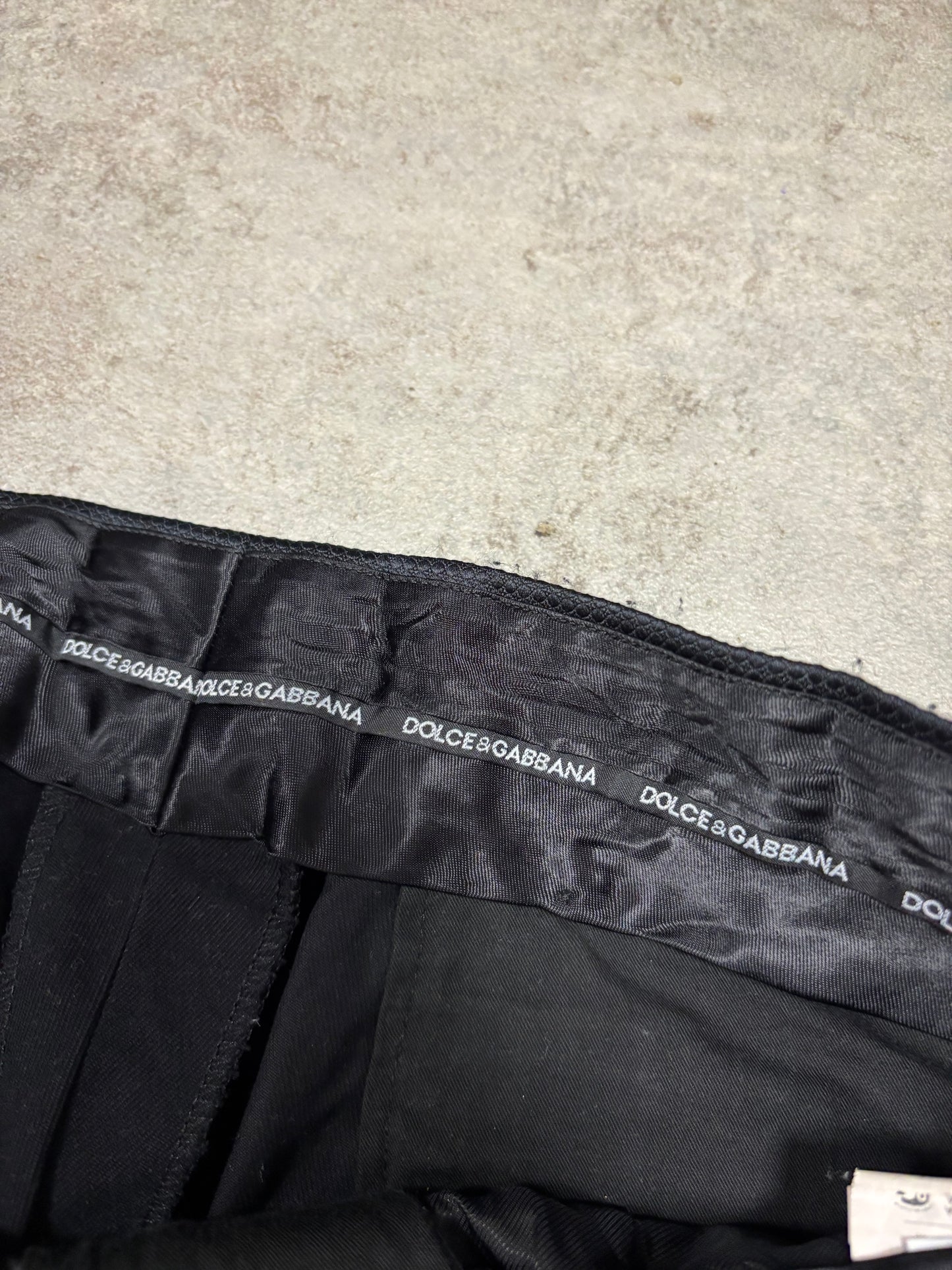 Pantalones Rectos Traje Dolce & Gabbana 00s Vintage - L