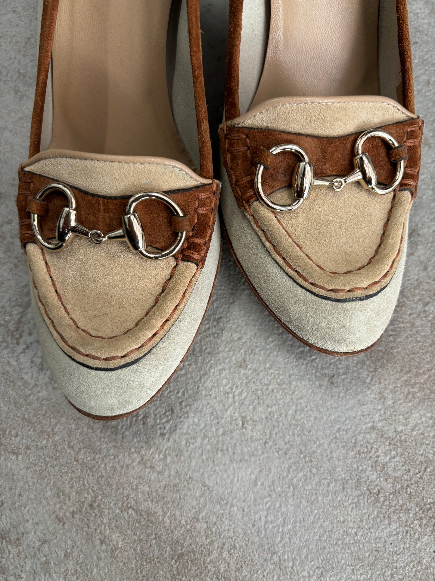 Tacones Ante Gucci 00s Vintage - 38,5