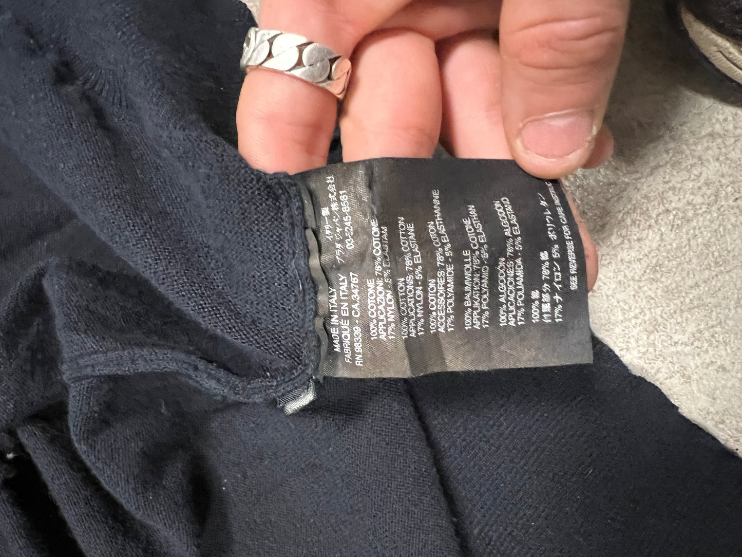 Jersey Lana Vintage Prada ‘Nylon Pokets ‘ 90’s - M