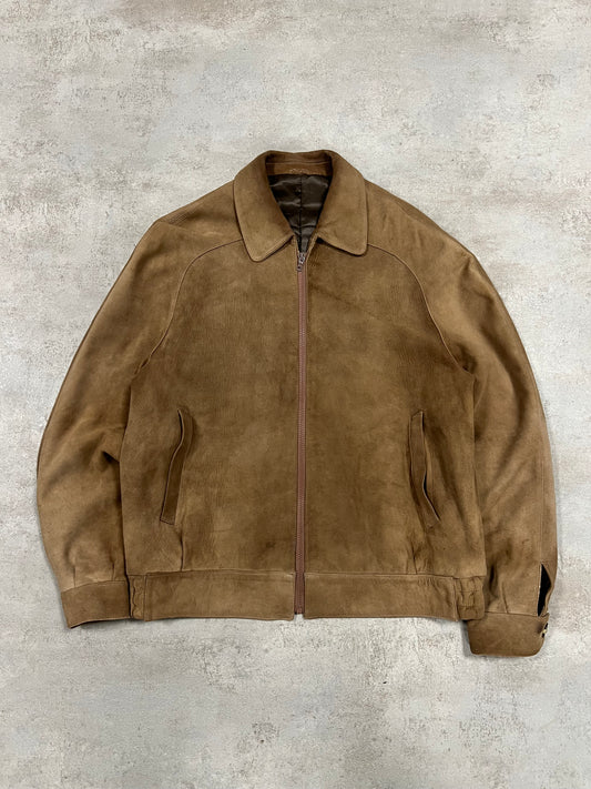 Chaqueta Vintage Cuero Ante 80’s  - M