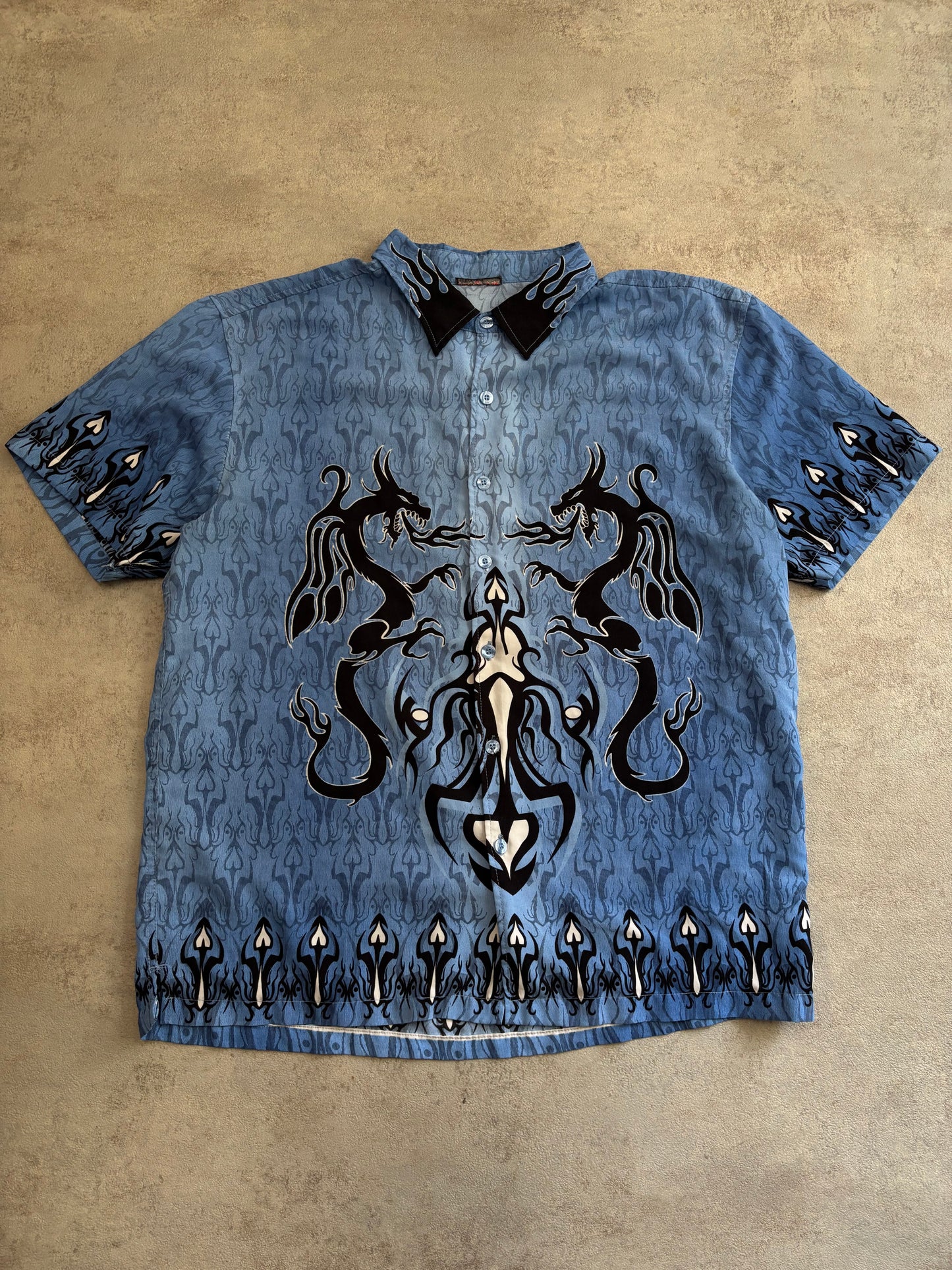 Camisa ‘Full Print’ Dragon Y2K Vintage - XL