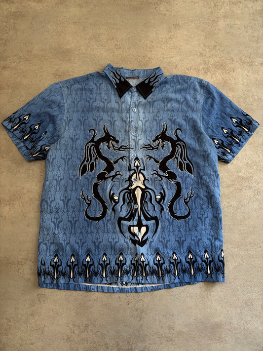 Camisa ‘Full Print’ Dragon Y2K Vintage - XL
