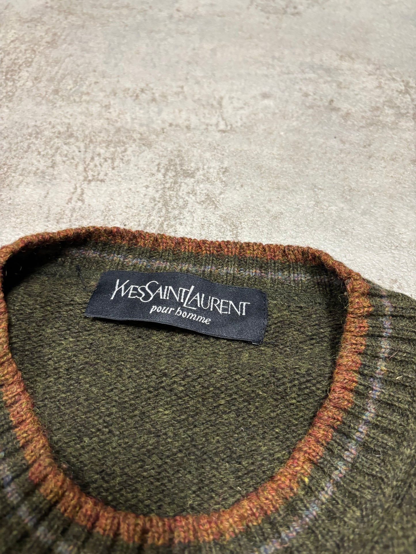 Jersey Rombos Yves Saint Laurent 90s Vintage - M