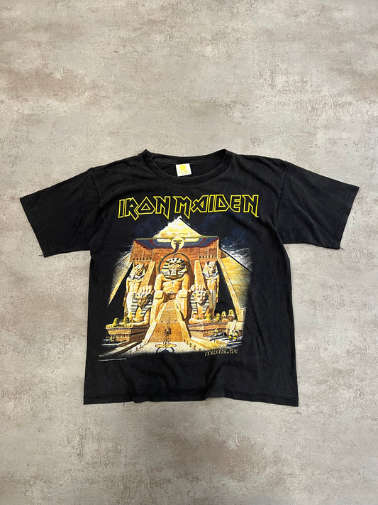 Camiseta Vintage Iron Maiden Vintage 1984 Power Slave - M