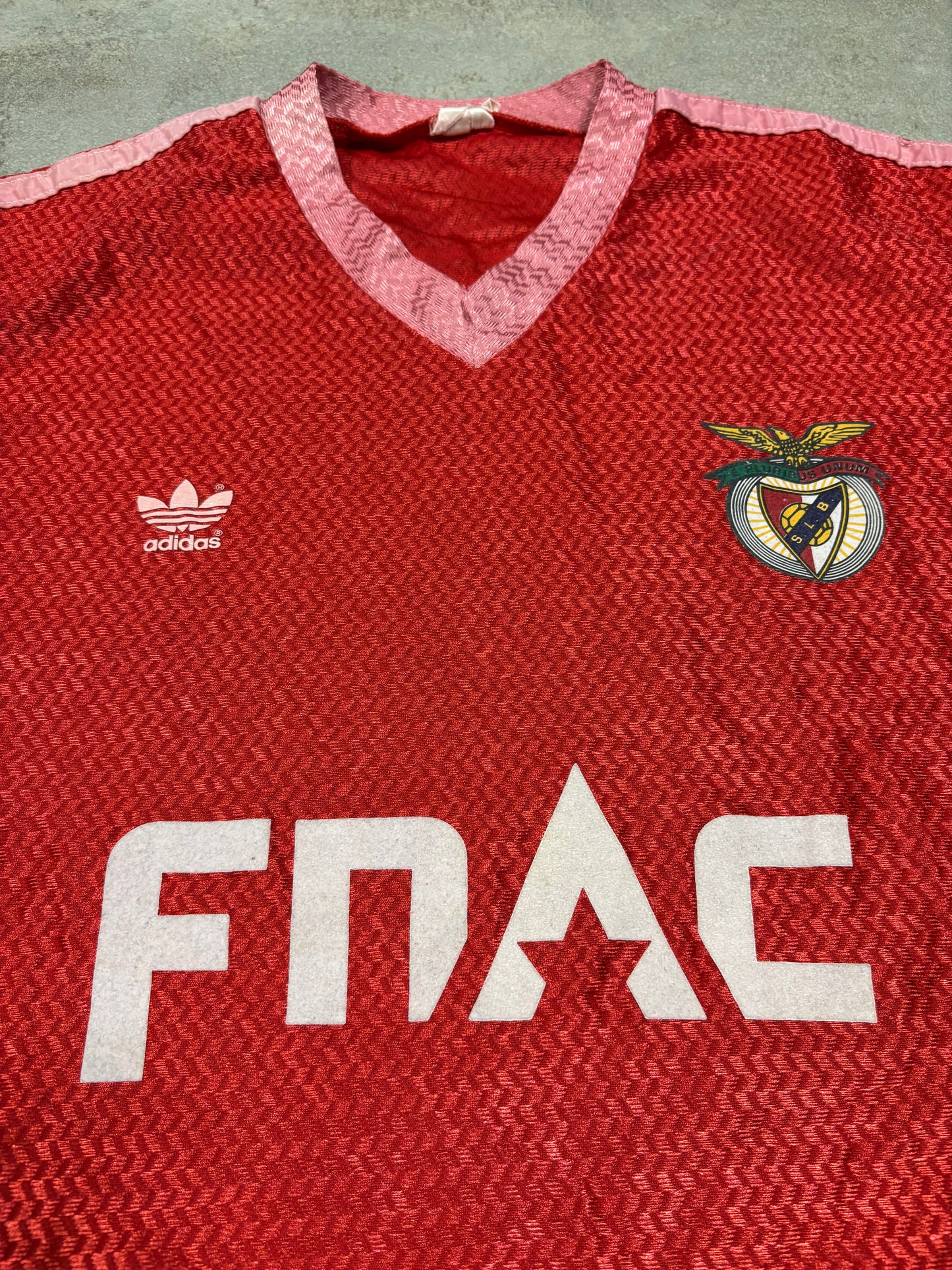 Camiseta Match Worn Adidas Benfica ‘Vata 9’ 1988/89 Vintage - M