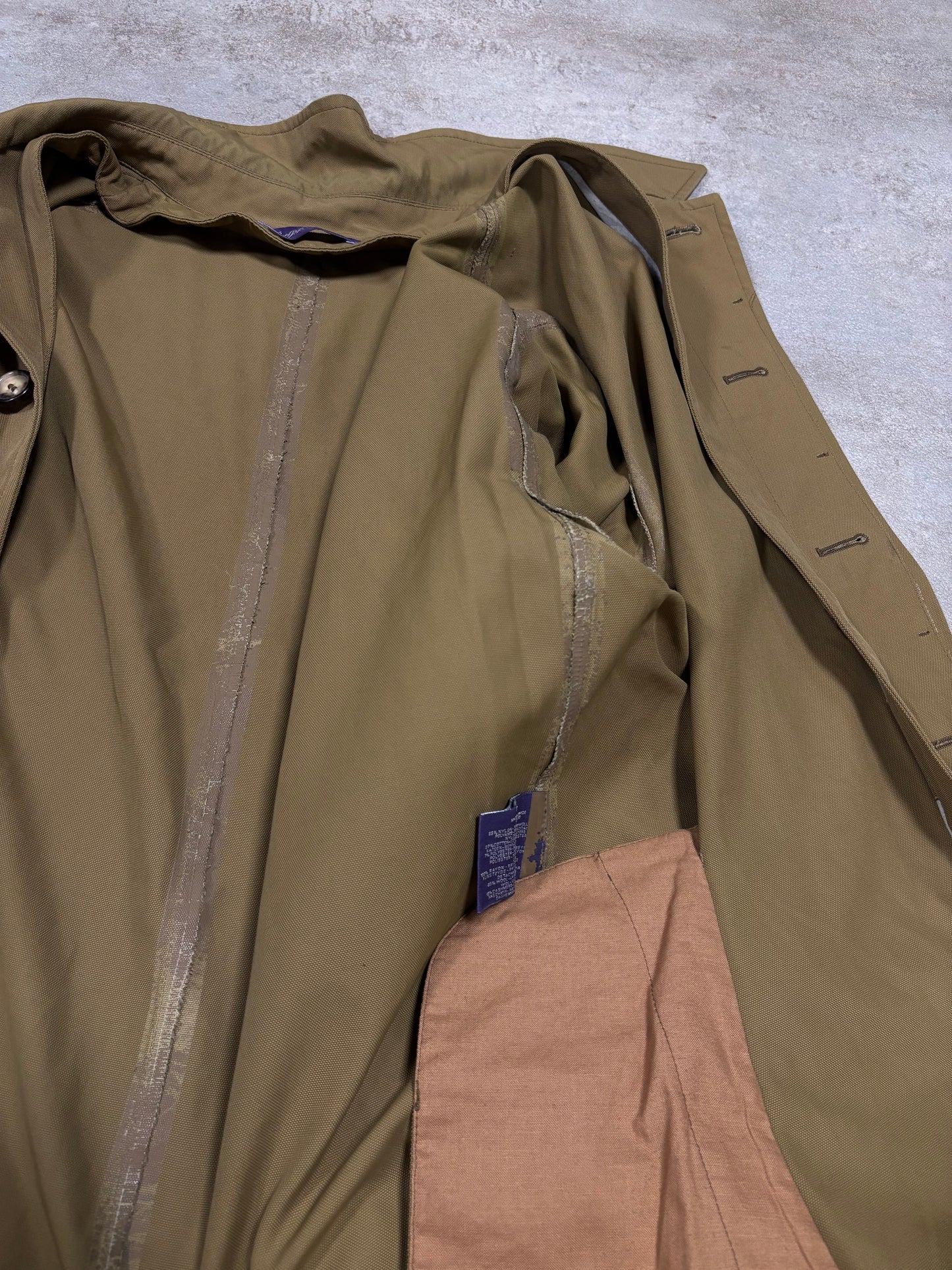 Gabardina 2 Piezas Ralph Lauren ‘Purple Label’ 00s Vintage - M