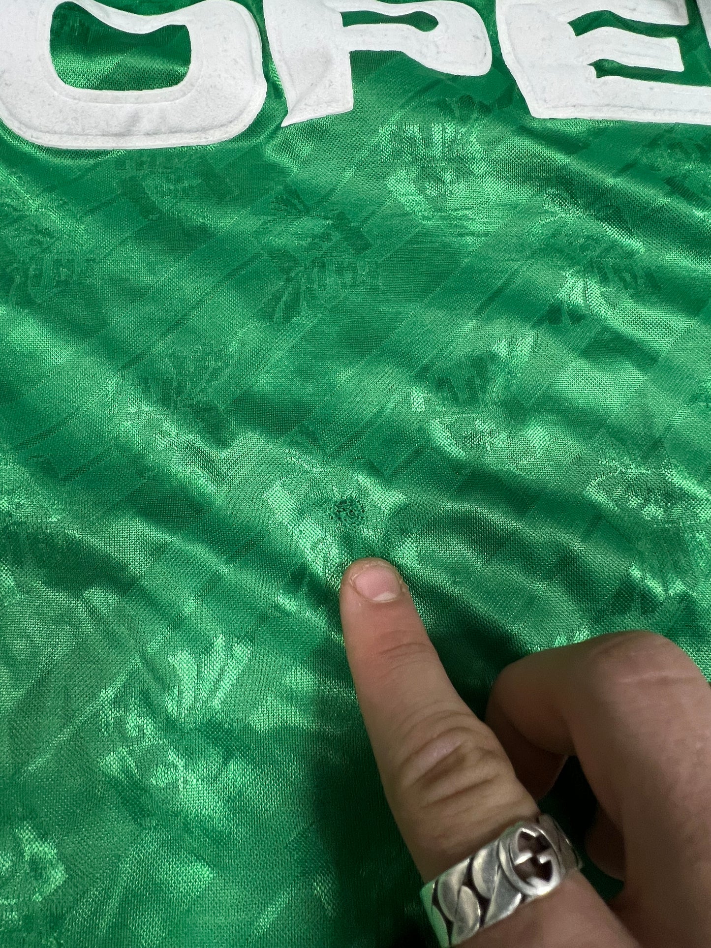 Camiseta Fútbol Vintage Adidas Irlanda 1994 Kit - L