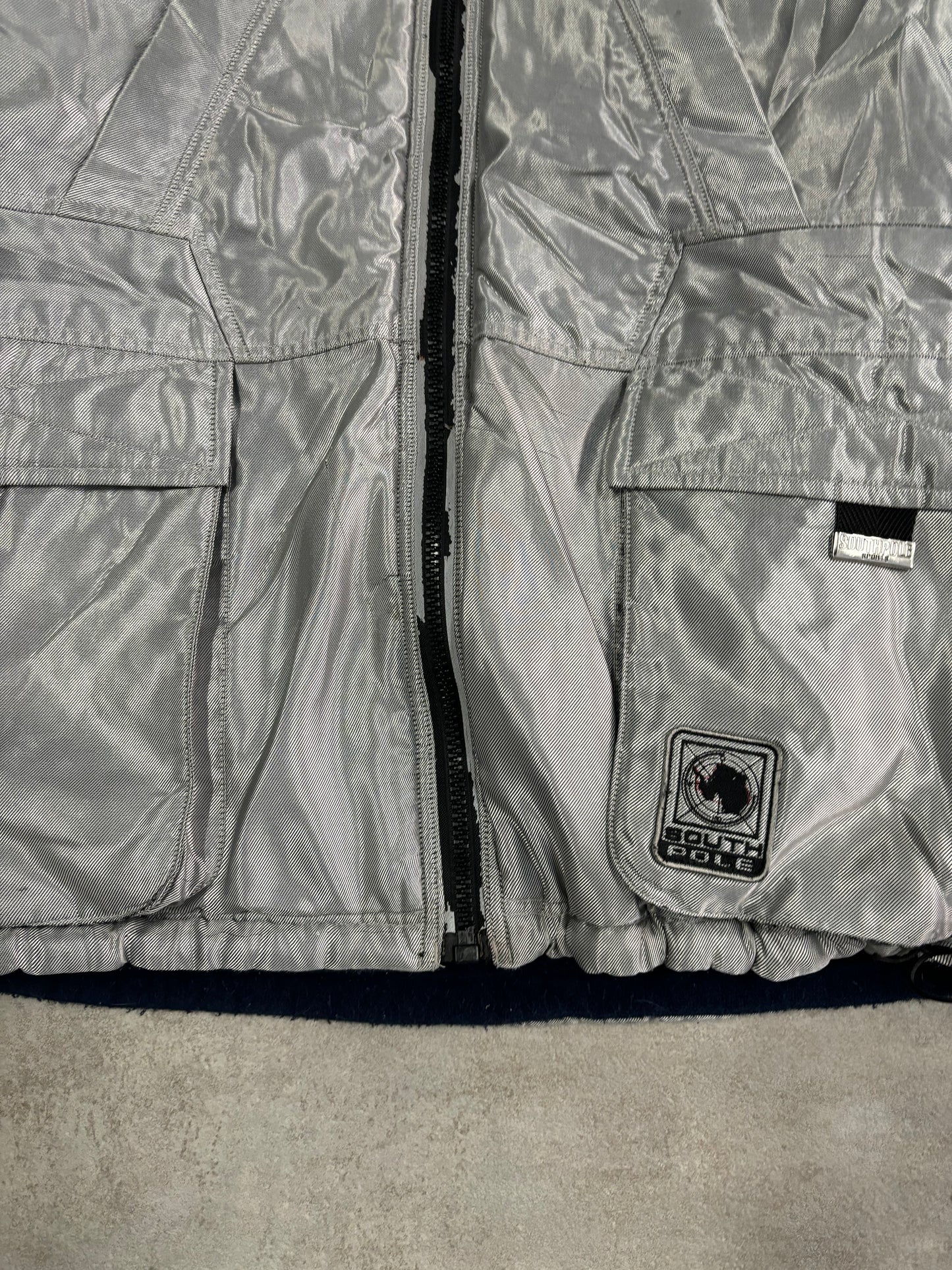 South Pole 90s Vintage Reversible Padded Jacket - XL