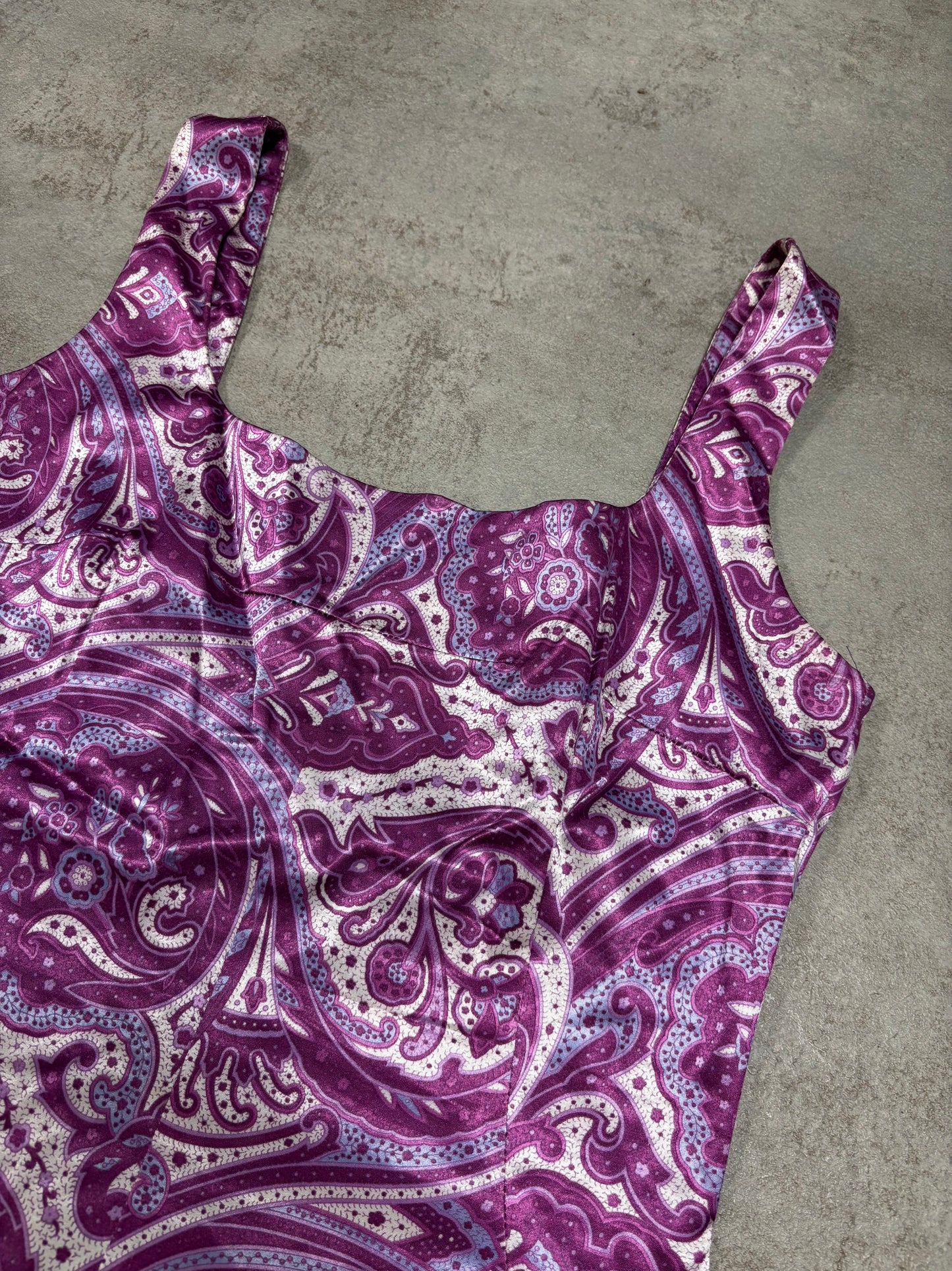 Vestido Paisley Print Dolce & Gabbana 00s Vintage - M