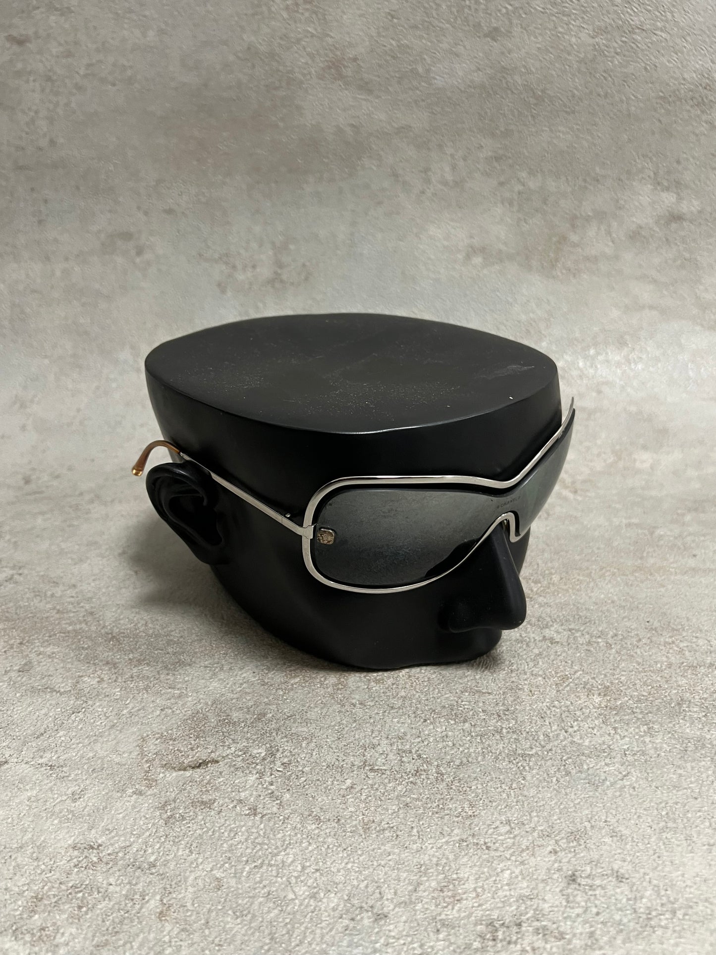 Gafas Sol Vintage Chanel Rhinestone Shield 00’s