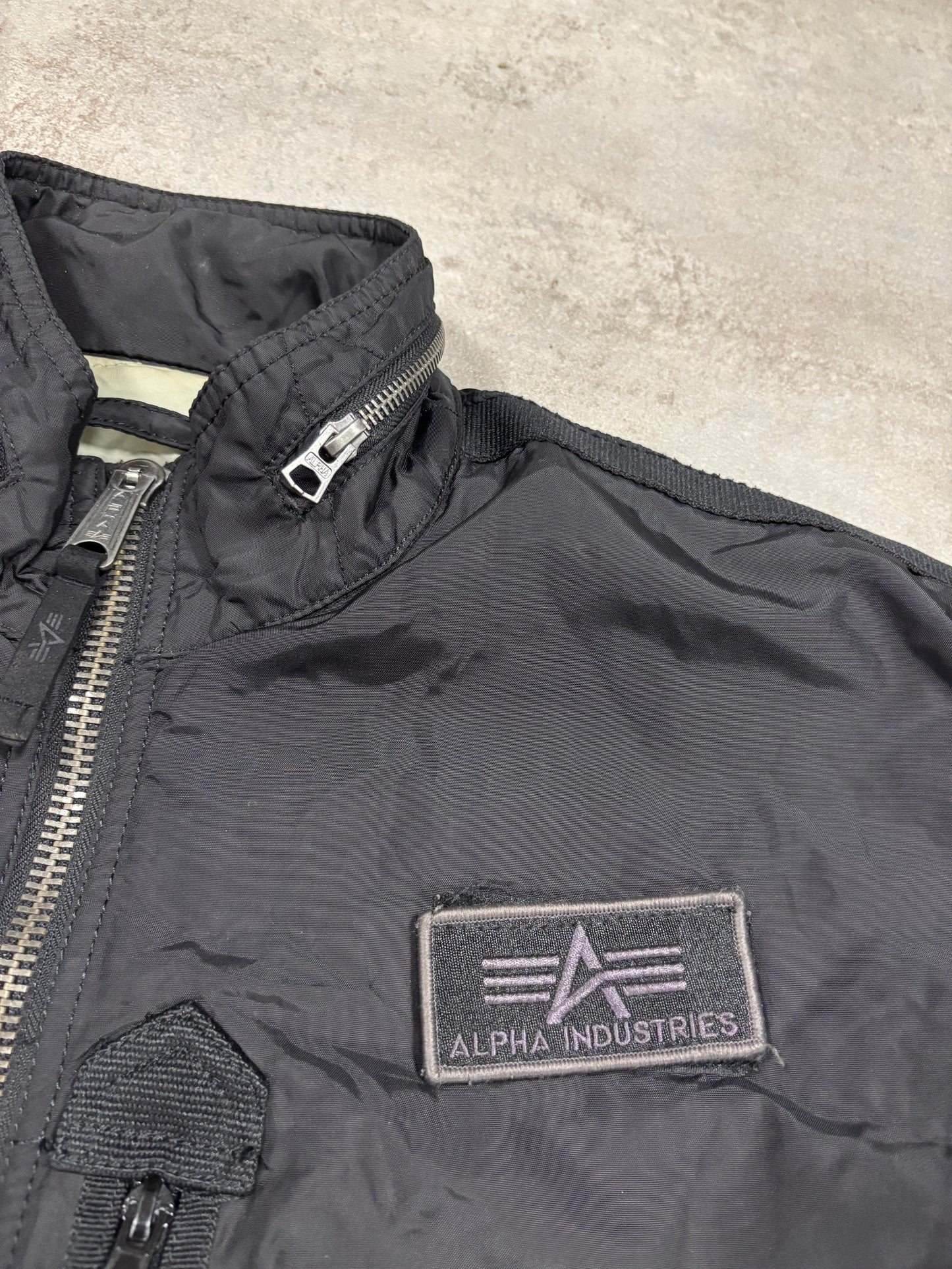 Chaqueta Bomber Engine ‘Pocket’ Cargo Alpha Industries 00s Vintage - XL
