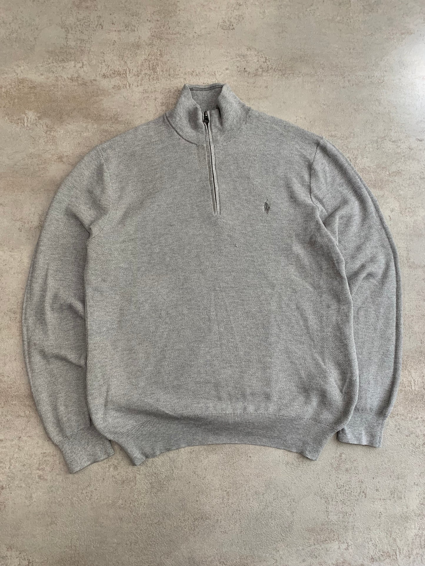 Half-Zip Vintage Polo Ralph Lauren - L