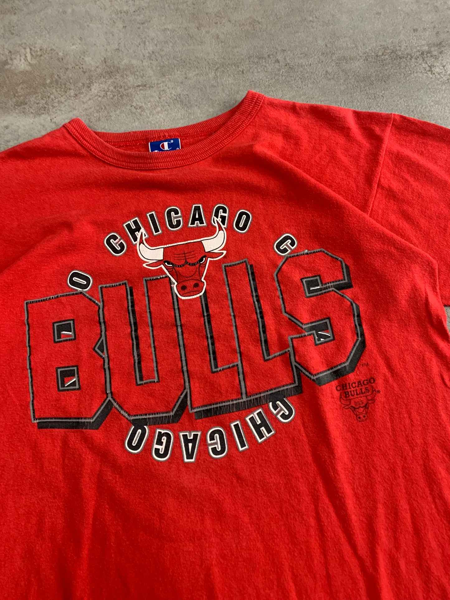 Camiseta Vintage Champion Bulls 90’s Made In USA - M