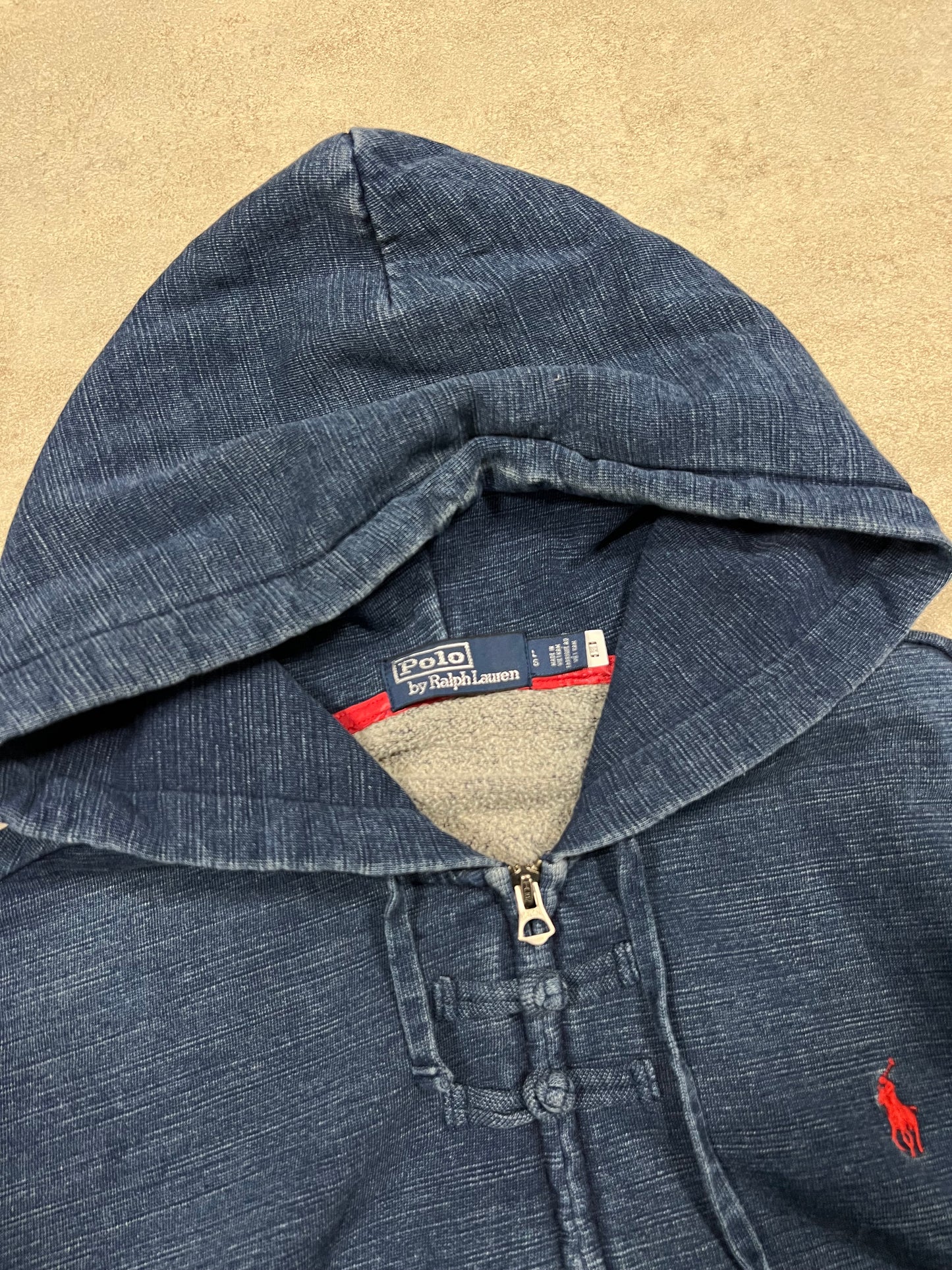 Sudadera Zip Vintage Polo Ralph Lauren x CLOT - L