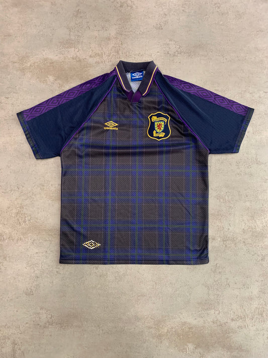 Camiseta Fútbol Vintage Umbro Scotland 1994 Kit - L