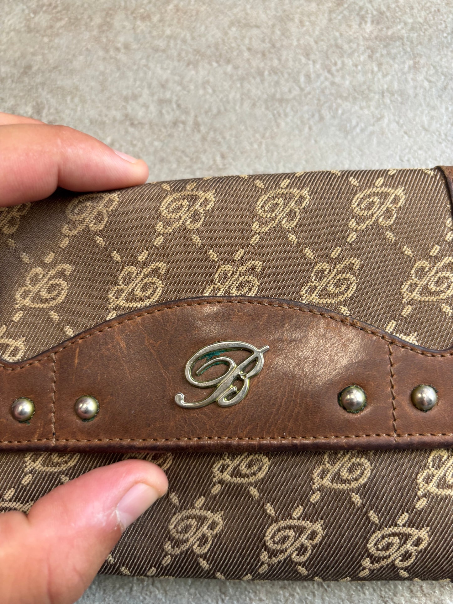 Cartera Monogram Blumarine 00s Vintage