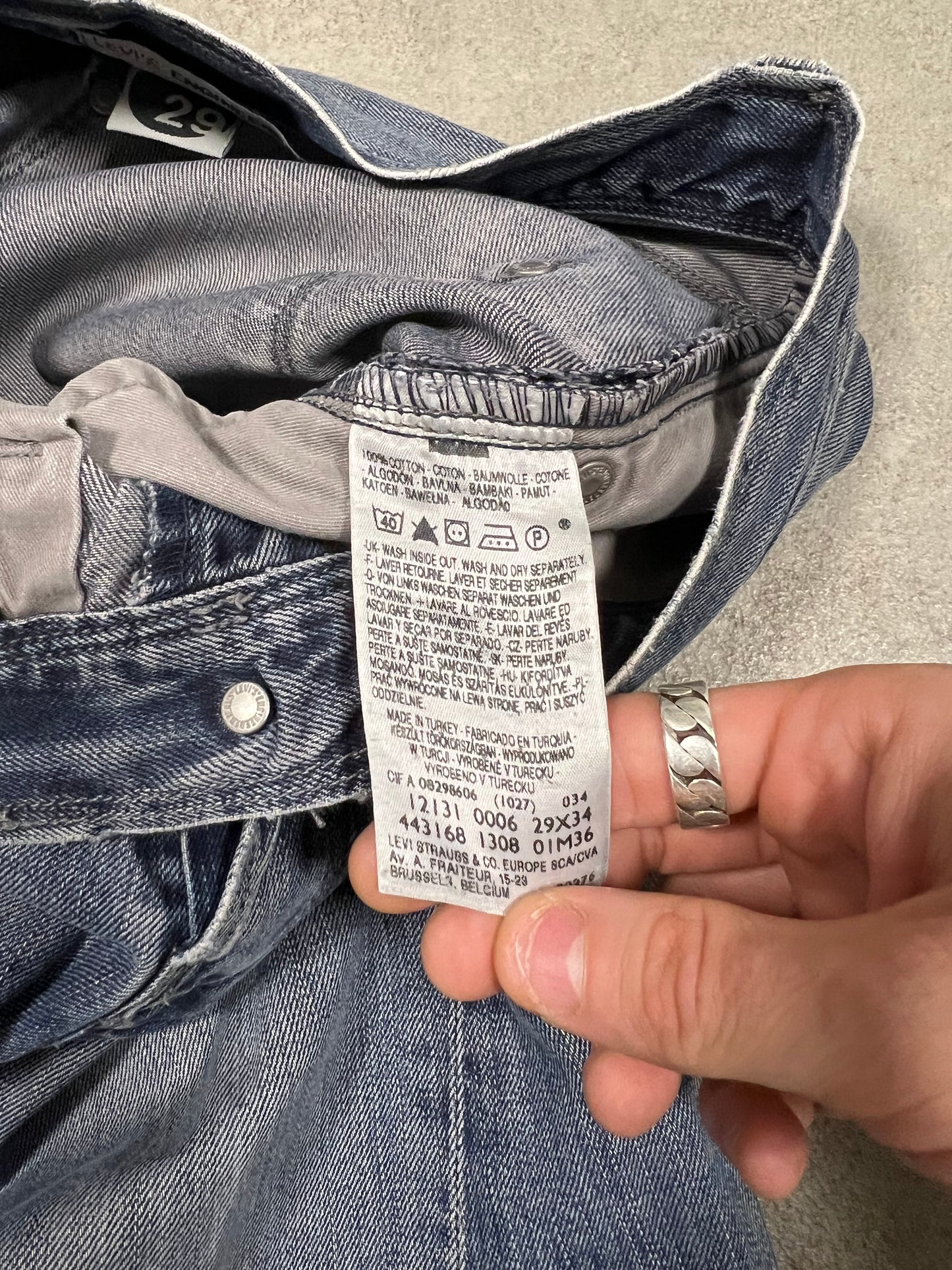 Pantalones Vaqueros Asimétricos  Vintage Levi’s Engineered 00’s - S