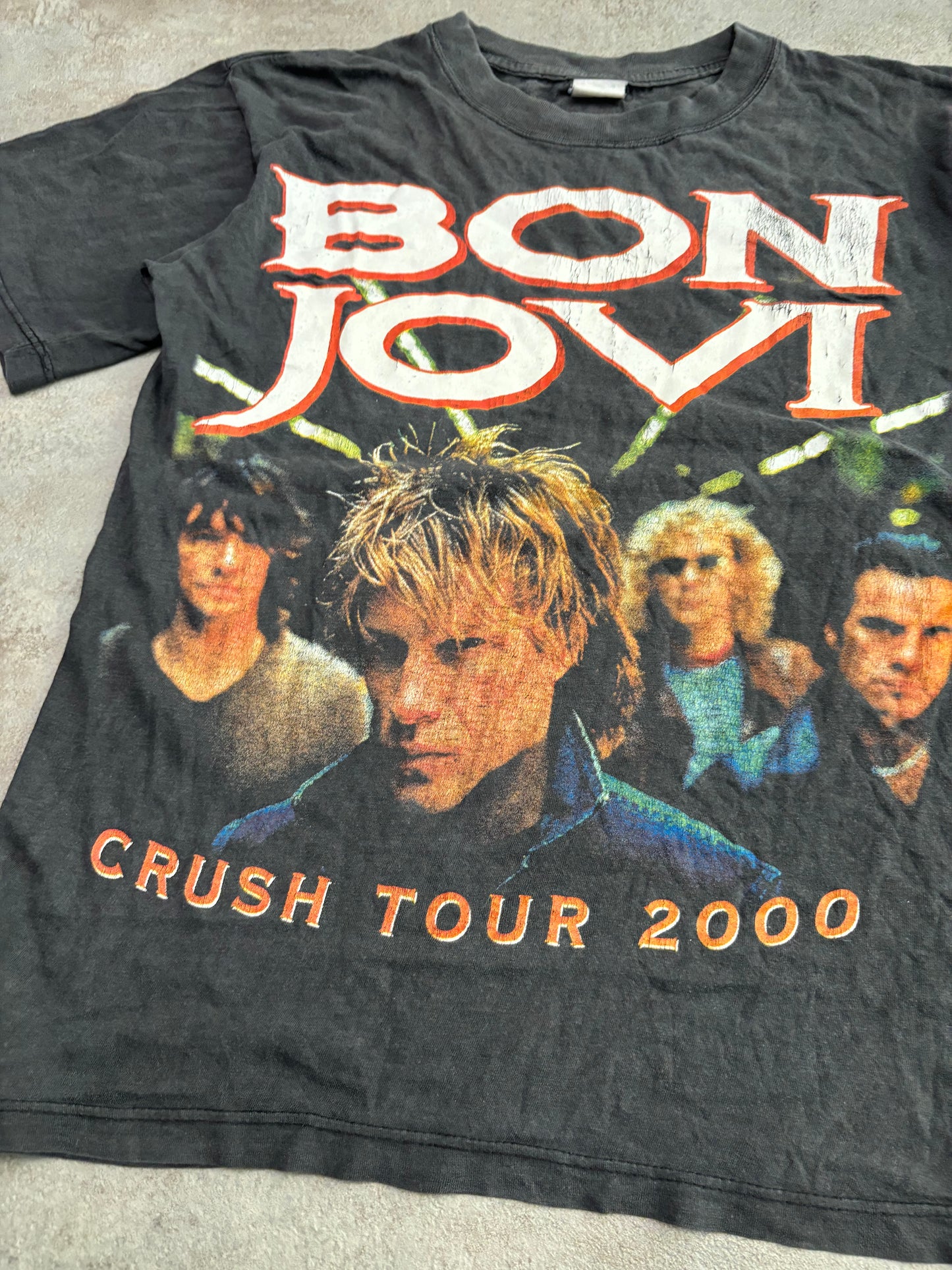 Camiseta ‘Crush Tour 2000’ Bon Jovi Vintage - S