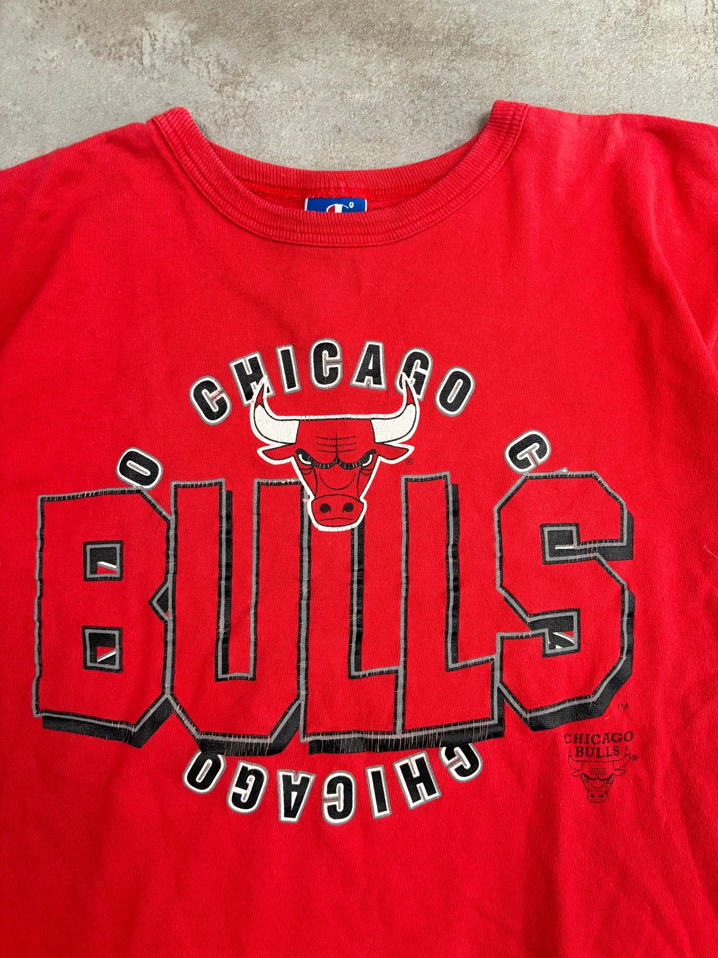 Camiseta Champion Chicago Bulls Single Stitch 90s Vintage - S