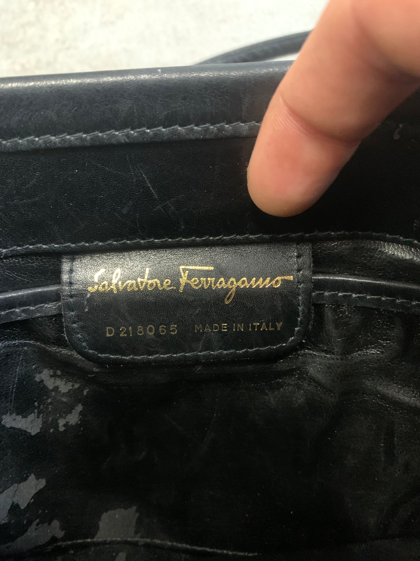 Bolso Piel Vintage Ferragamo 00’