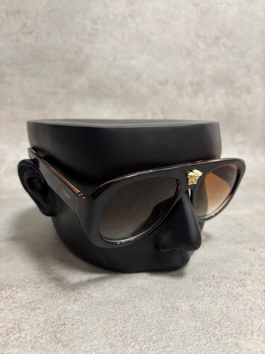 Gafas De Sol Pantalla ‘Logo Medusa’ Versace 00s Vintage