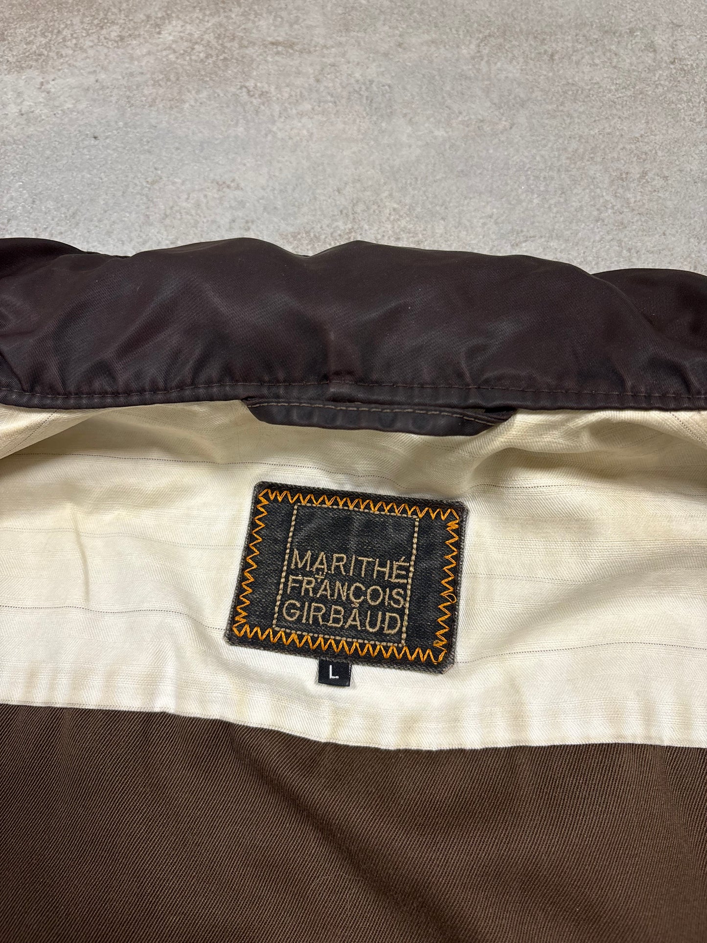 Chaqueta Cintas Elásticas Marithé + François Girbaud 00s Vintage - L
