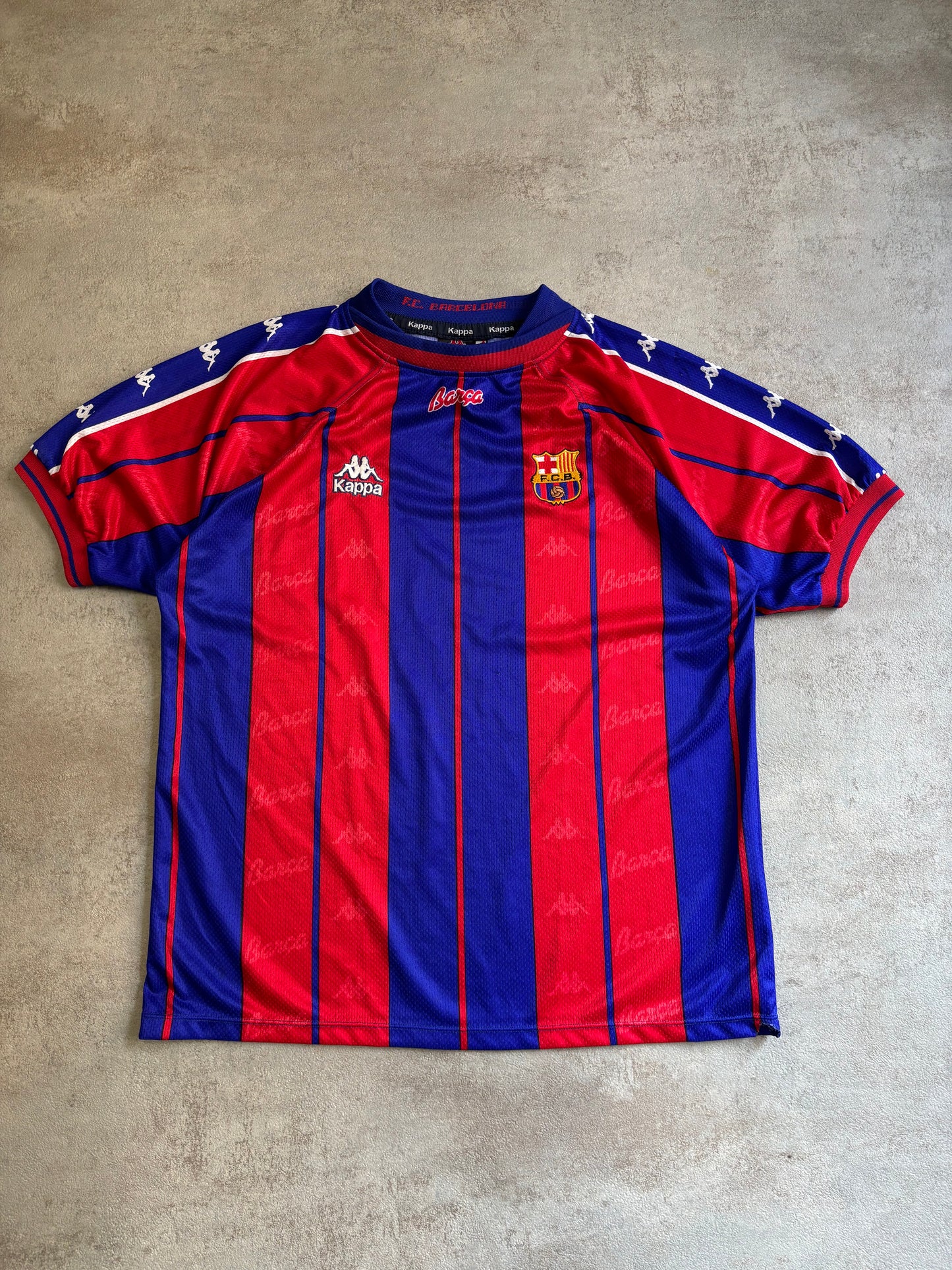 Camiseta Kappa F.C Barcelona 1997/98 Vintage - L