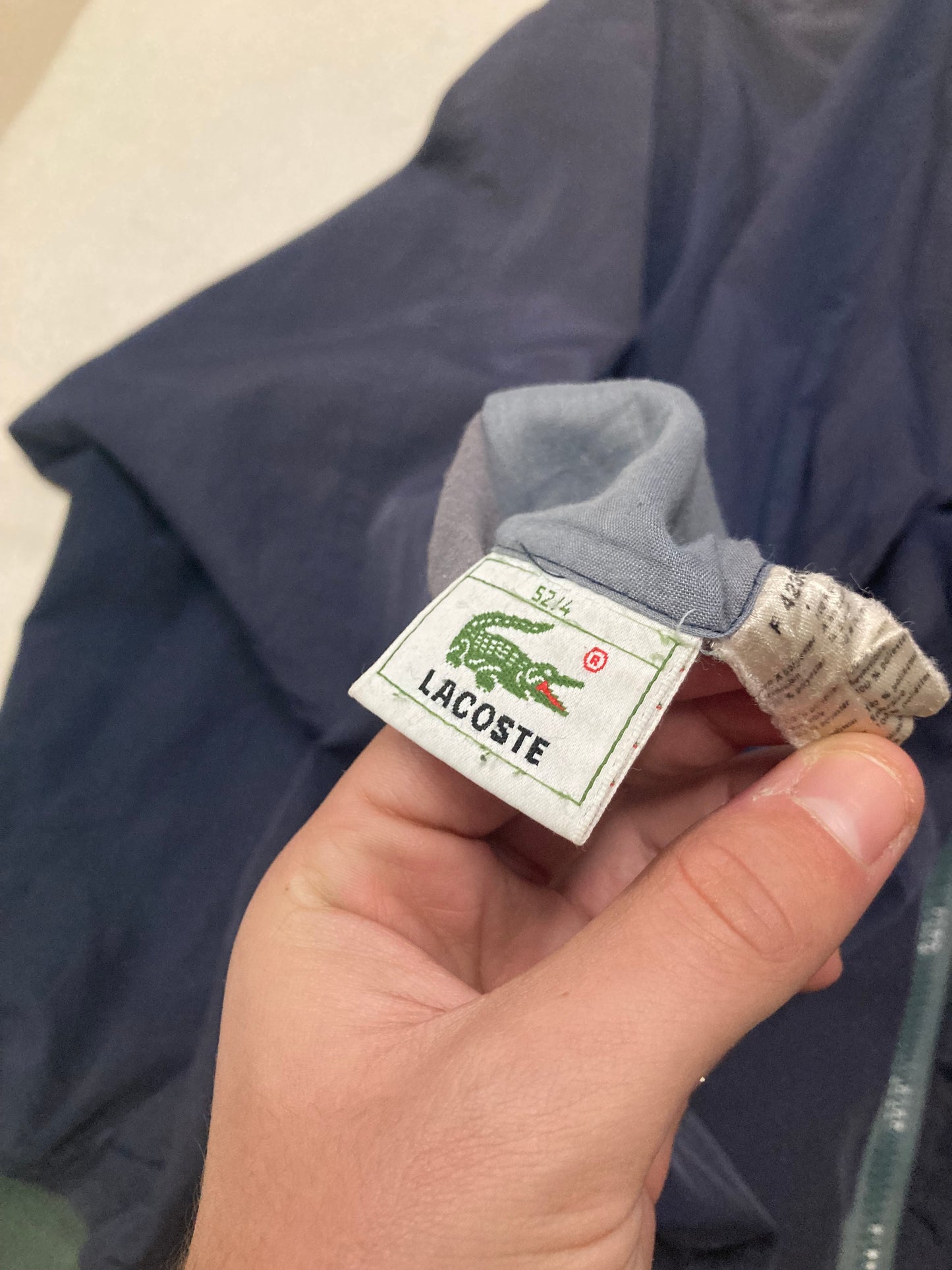 Bomber Reversible ‘Sun Faded’ Lacoste 00s Vintage - L