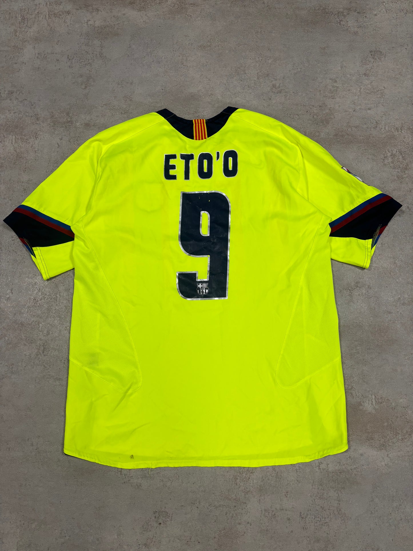 Camiseta Visitante Nike F.C Barcelona ‘Eto’o 9’ 2005/06 Vintage - L