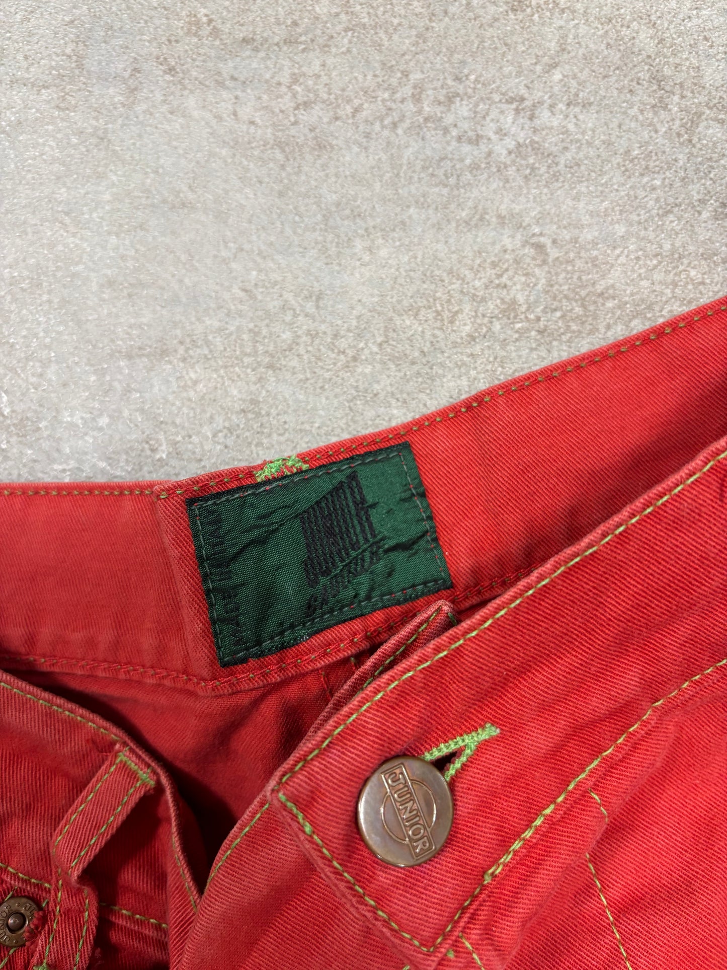 Shorts Rectos Jean Paul Gaultier ‘Junior Gaultier’ 00s Vintage - L
