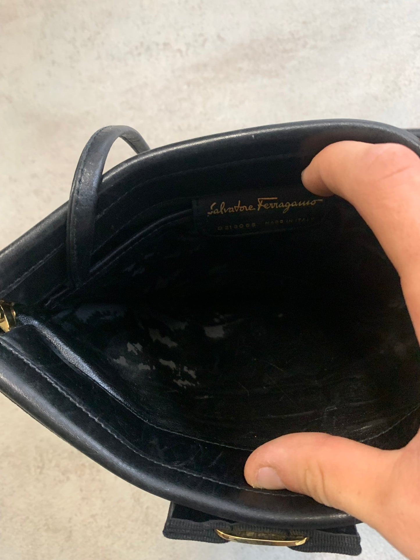 Bolso Piel Vintage Ferragamo 00’