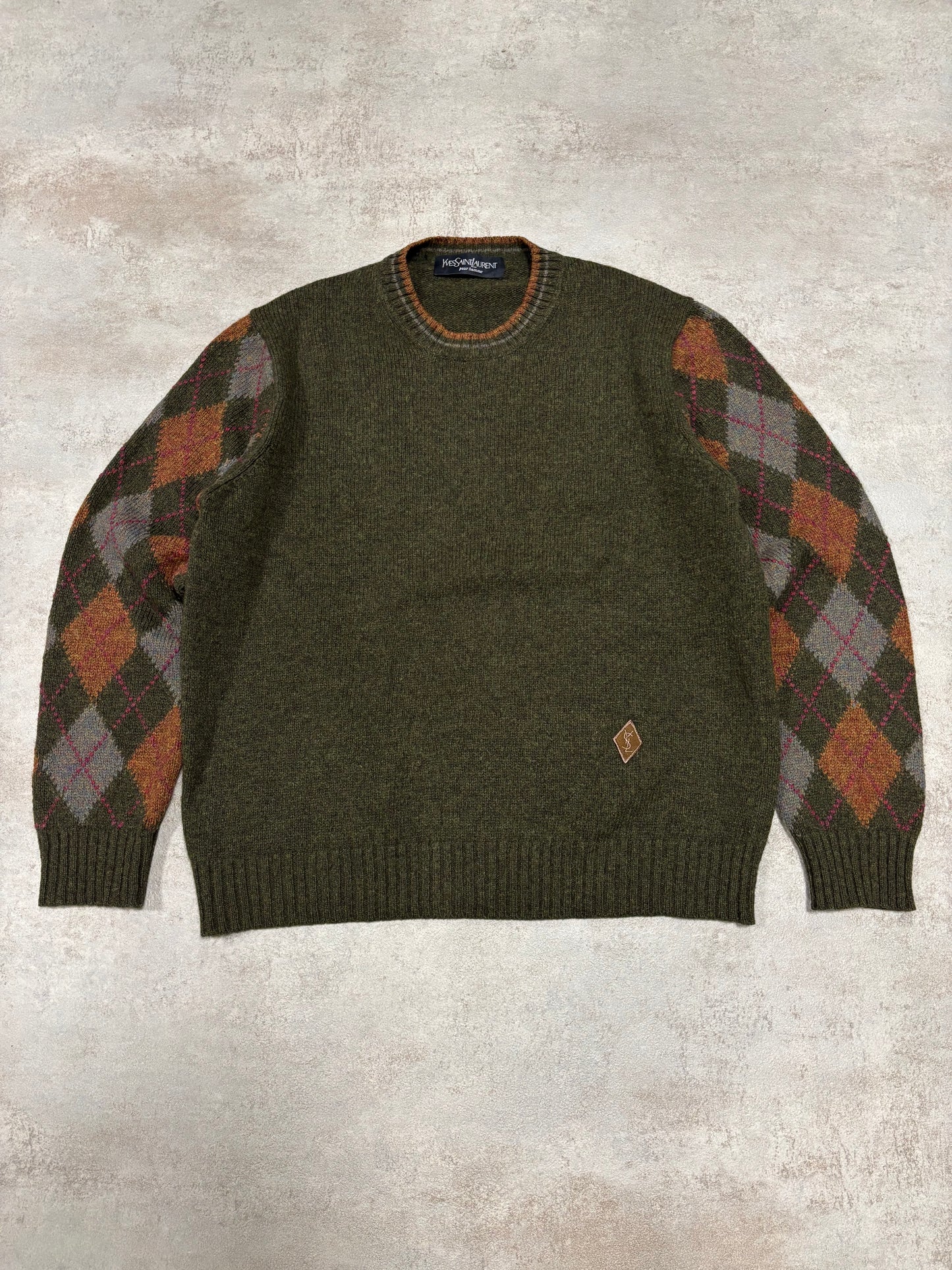 Jersey Rombos Yves Saint Laurent 90s Vintage - M