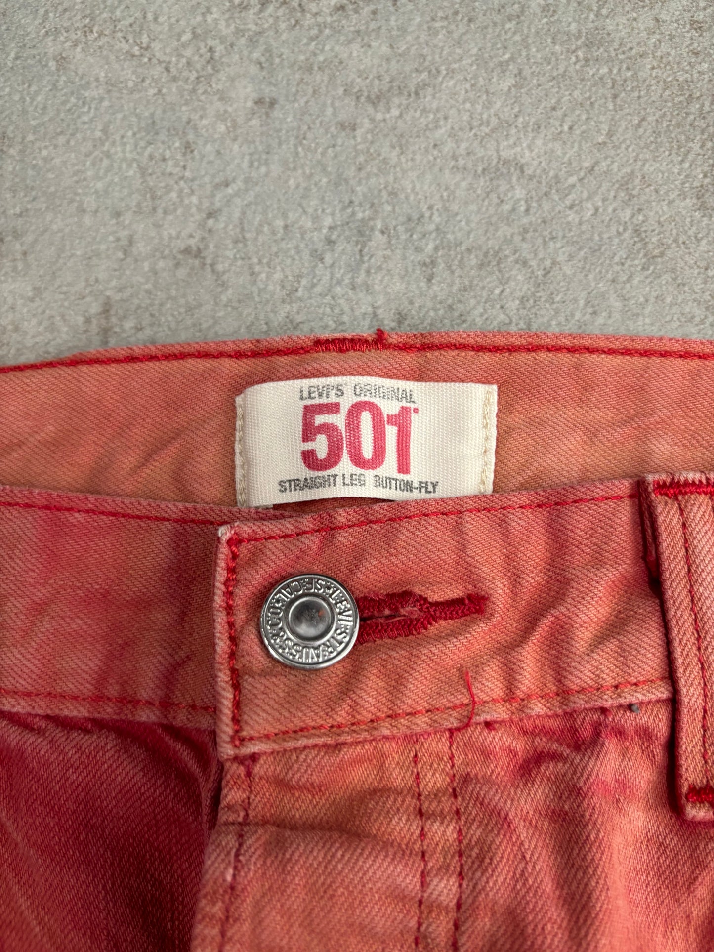 Pantalones Levis 501 ‘Perfect Sun Faded’ 00s Vintage - L