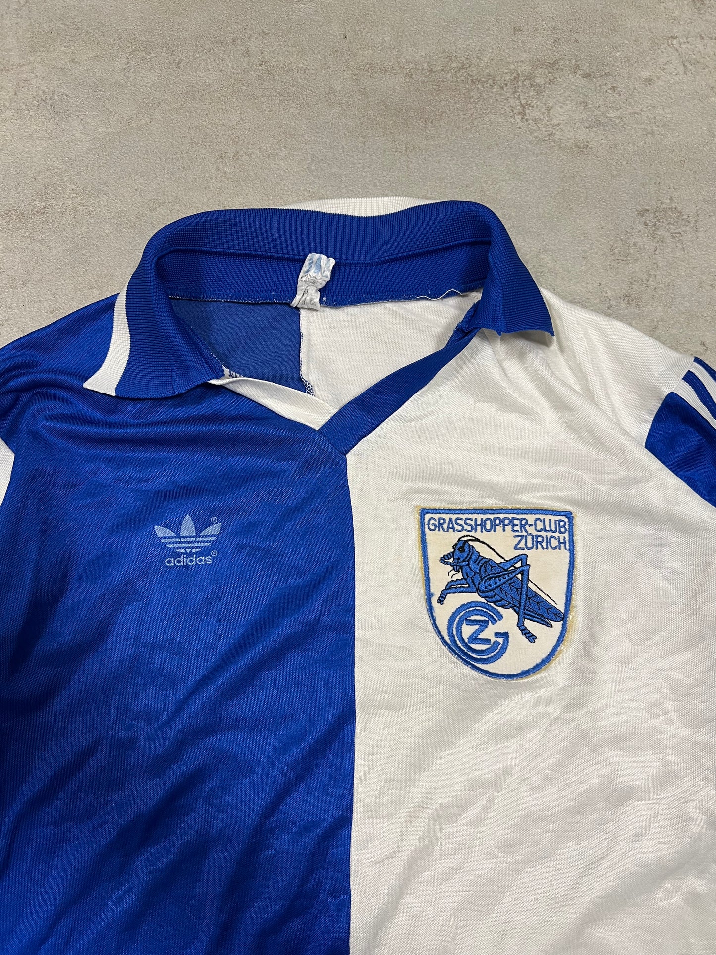 Camiseta Fútbol Vintage Adidas Grasshopper 1986-90 Kit - M