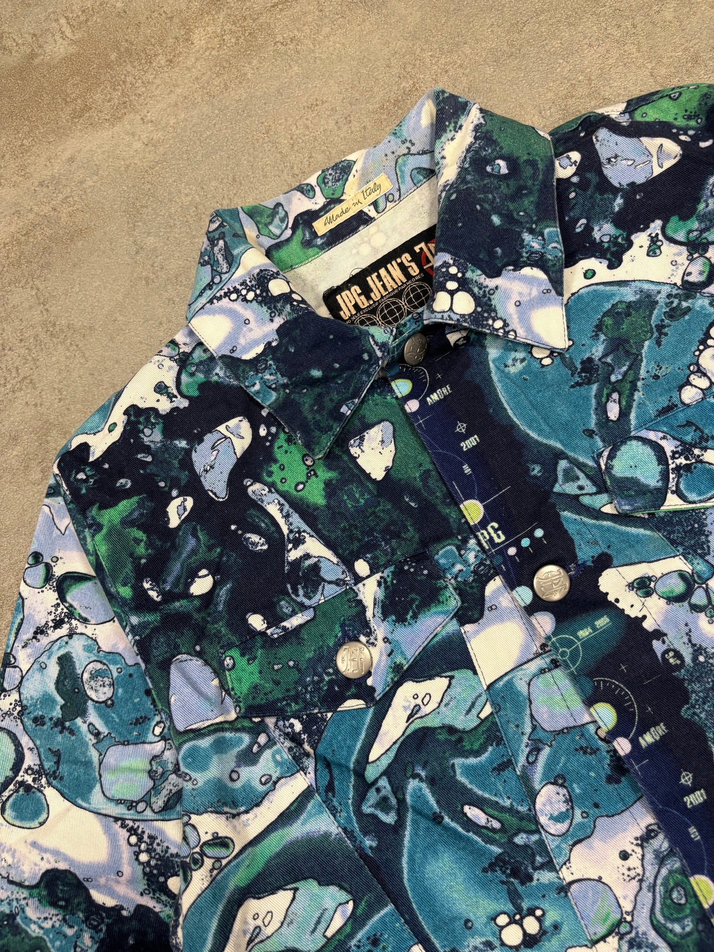 Chaqueta Estampado ‘Bacteria’ Jean Paul Gaultier 2001 Vintage - M Woman