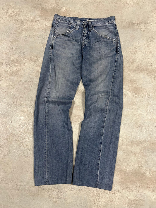 Pantalones Vaqueros Asimétricos  Vintage Levi’s Engineered 00’s - S