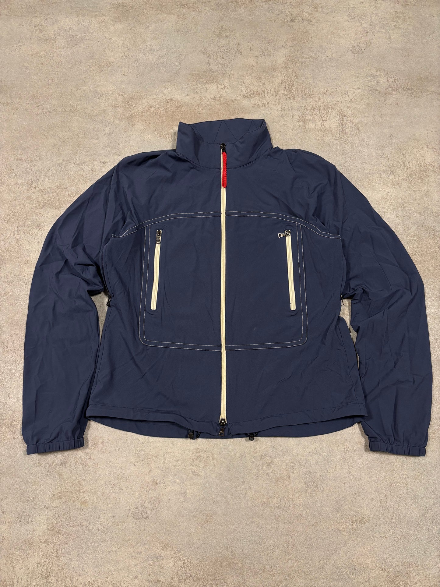 Chaqueta Elástica Convertible Prada 00s Vintage - M