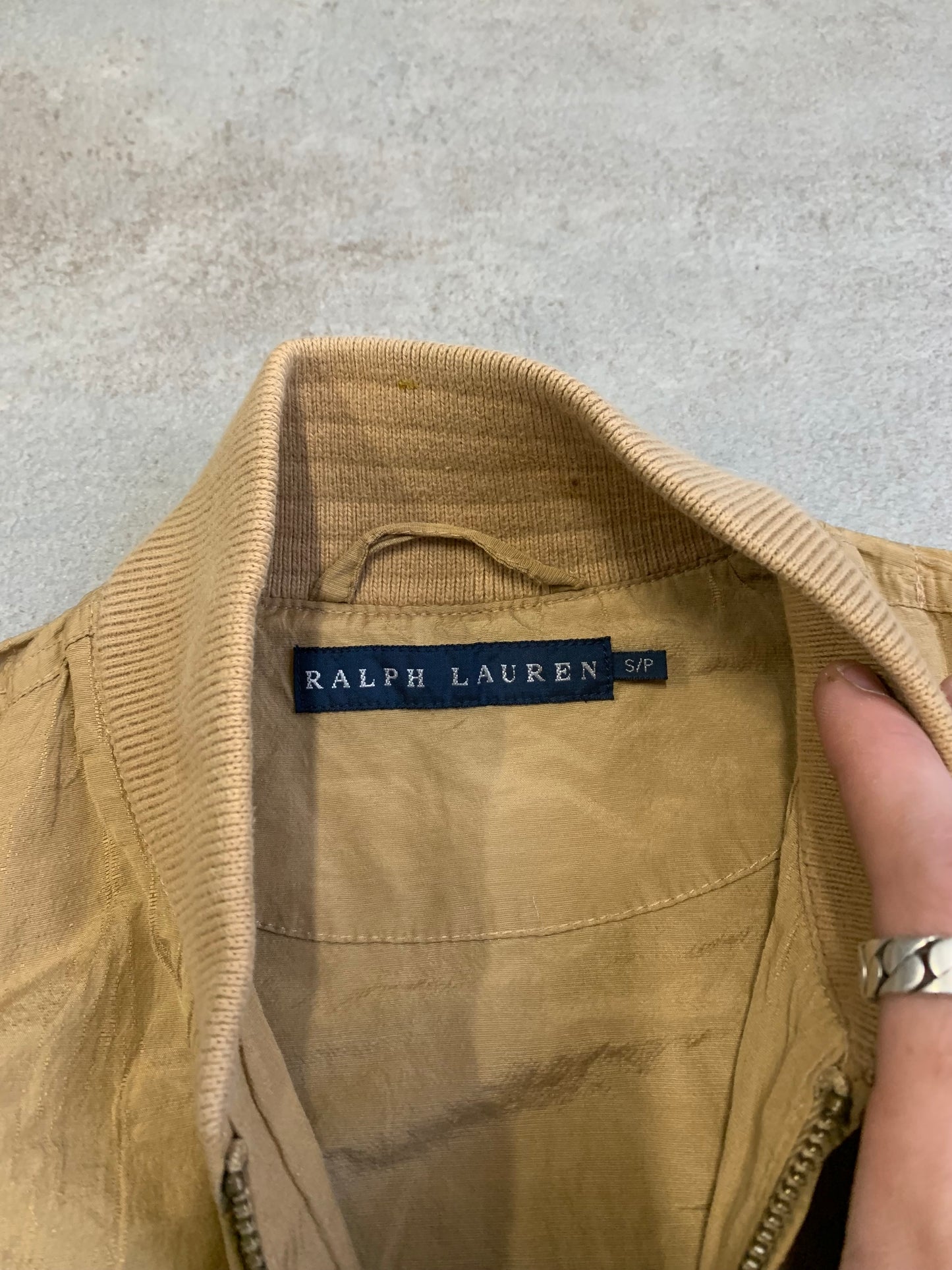 Chaqueta Cargo ‘Metallic fibers’ Vintage Ralph Lauren 90’s - S