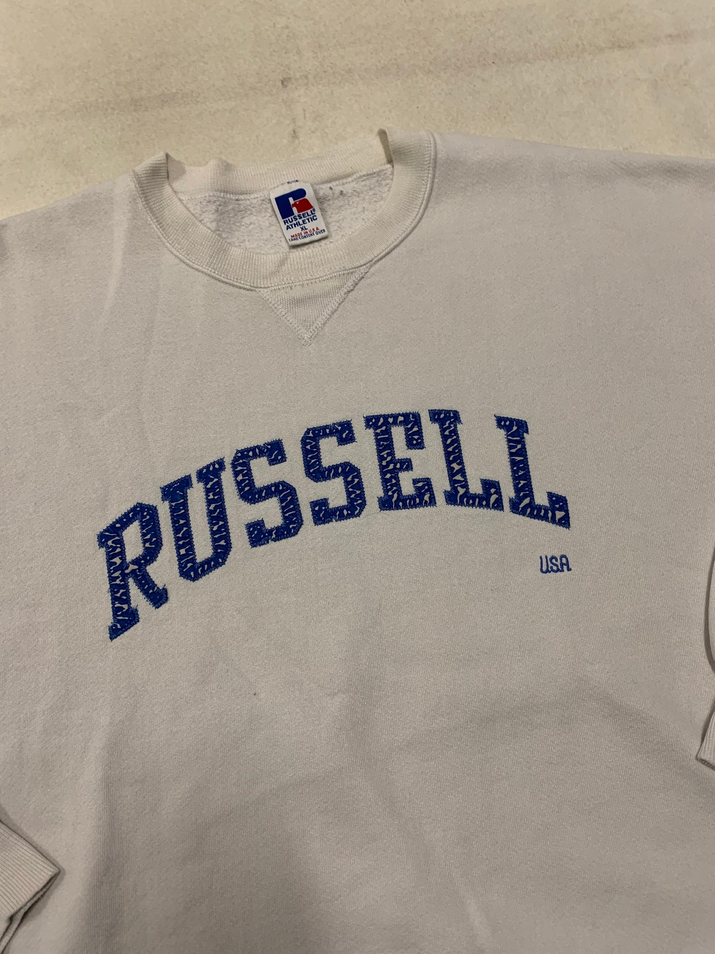 Sudadera Vintage Russell Made In USA 90’s - M