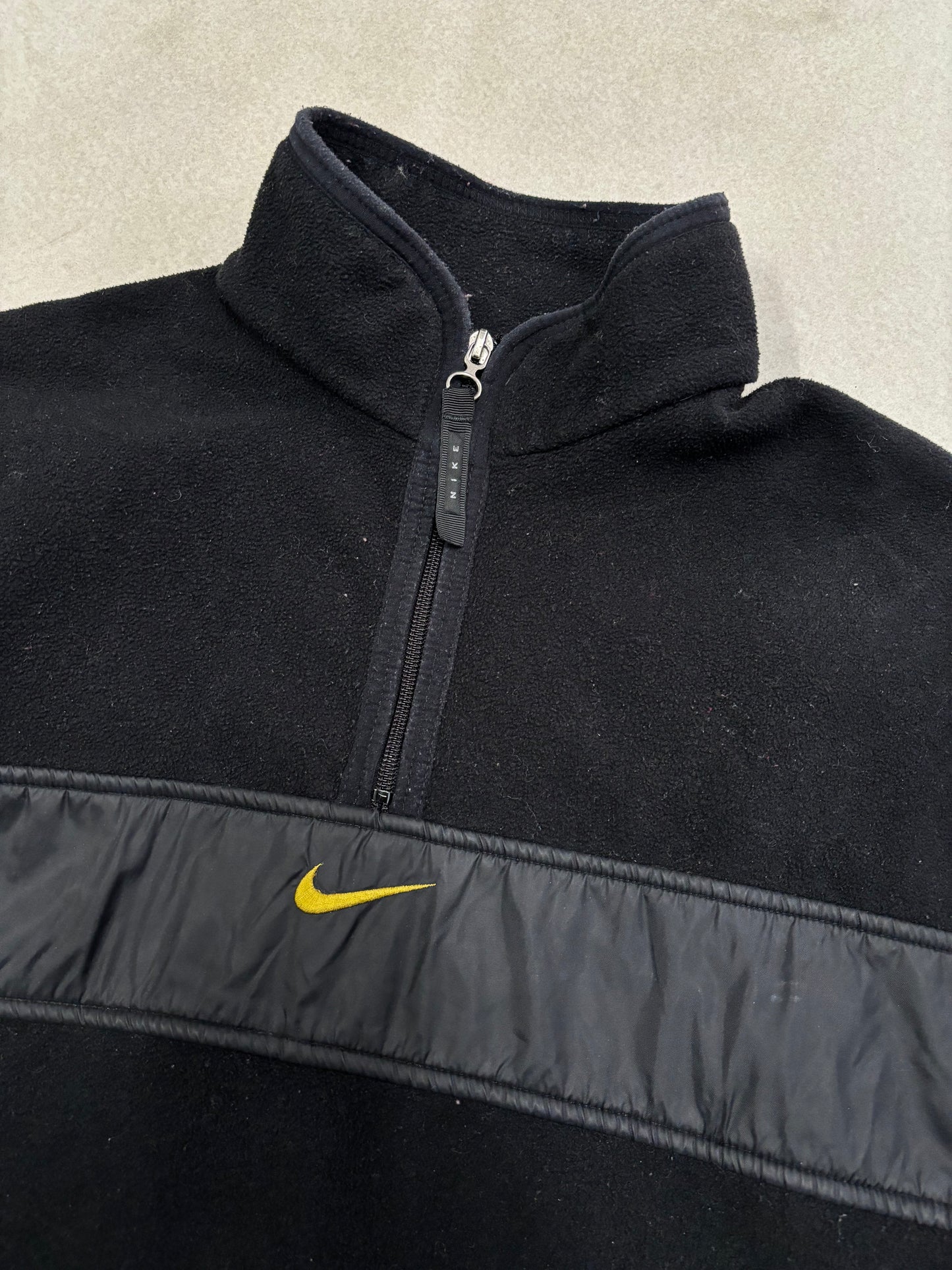 Half Zip ‘All Embroidered’ Nike 90s Vintage - S