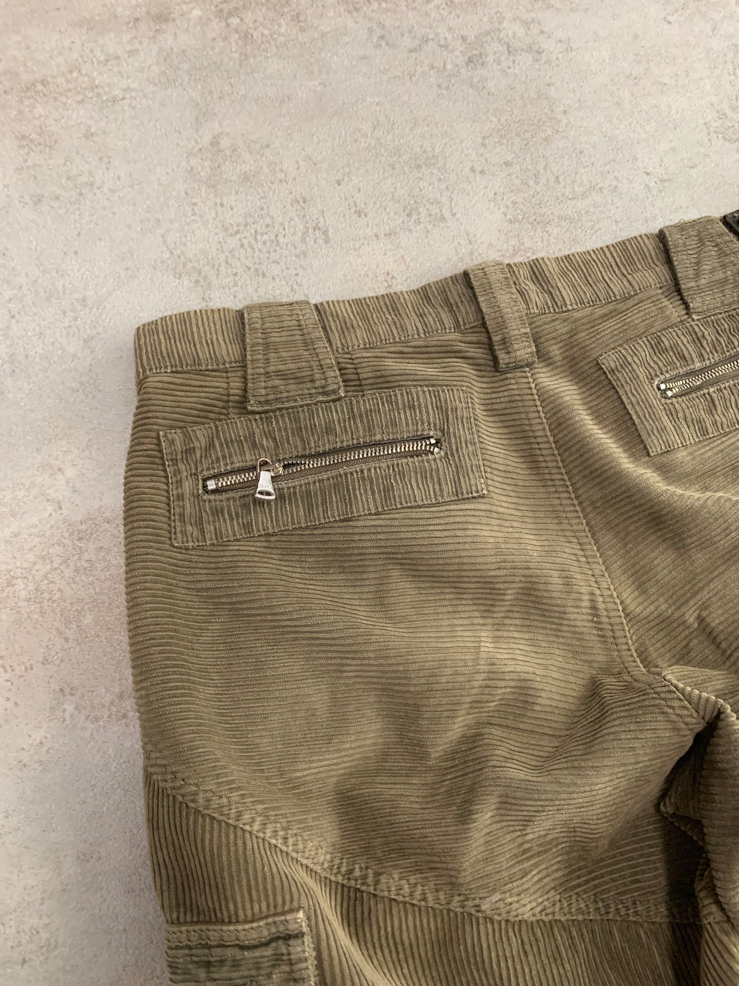 Pantalones Cargo Pana Vintage Dolce & Gabbana 00’s - L