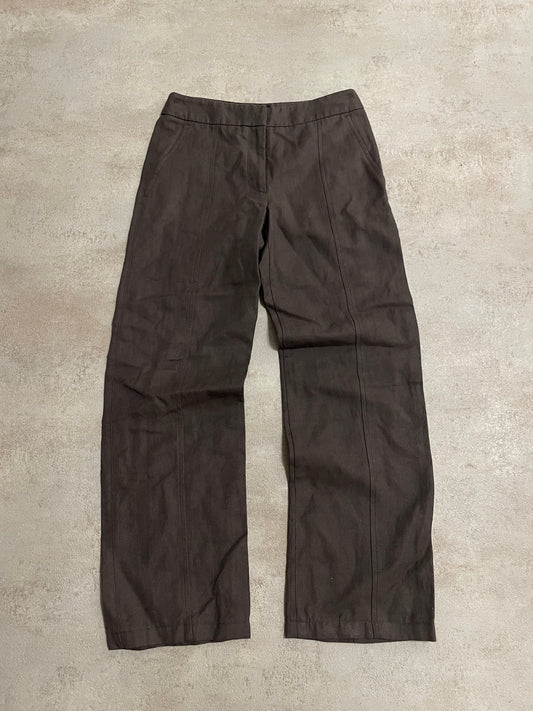 Pantalones Traje Pinza Giorgio Armani 00s Vintage - S