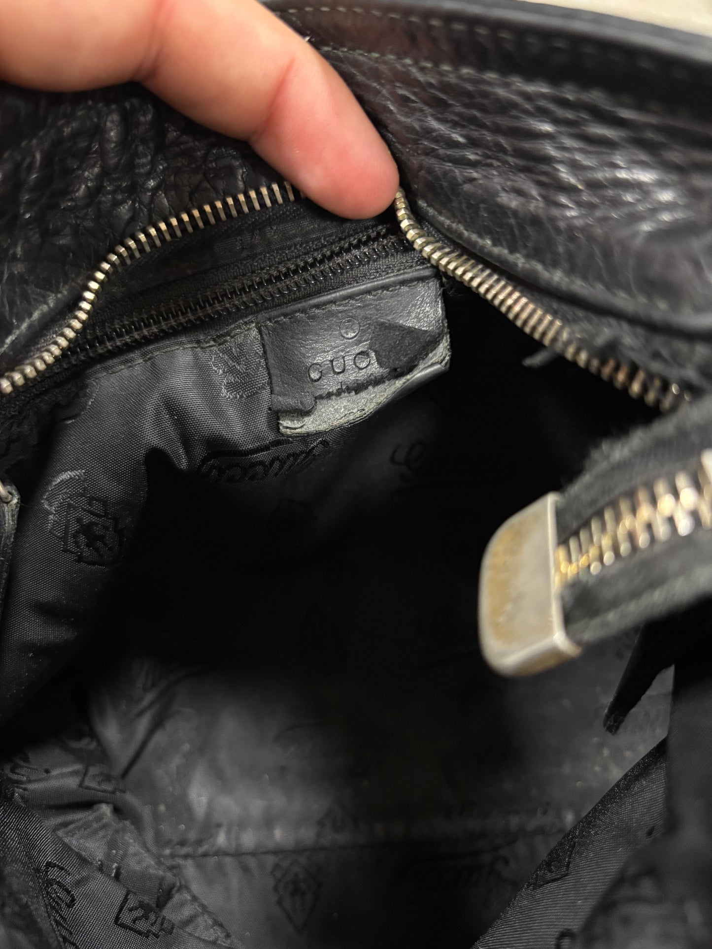 Bolso Bandolera Guccissima Monogram Cuero Gucci 00s Vintage