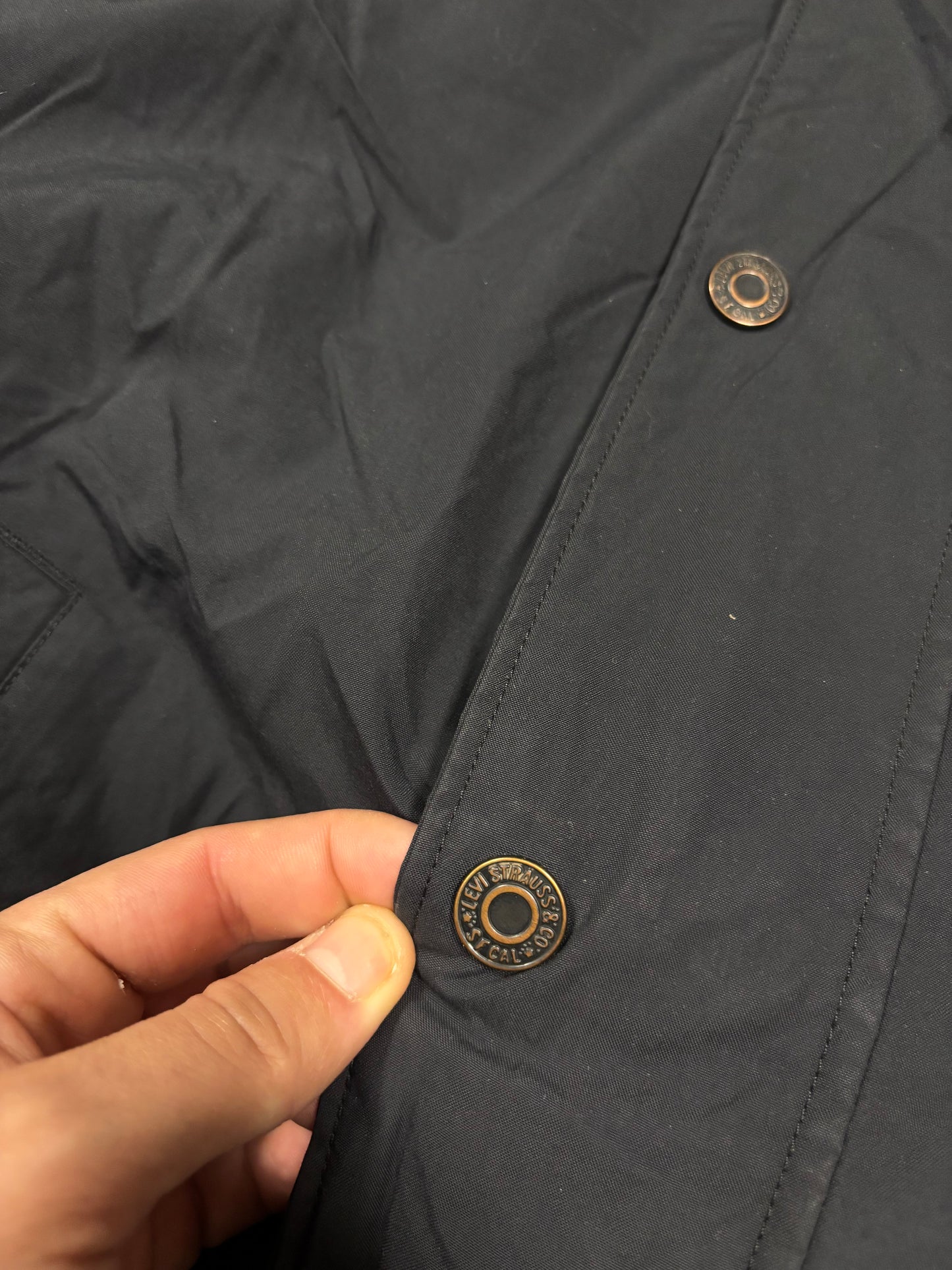 Chaqueta Bomber Fur Levi’s 00s Vintage - M