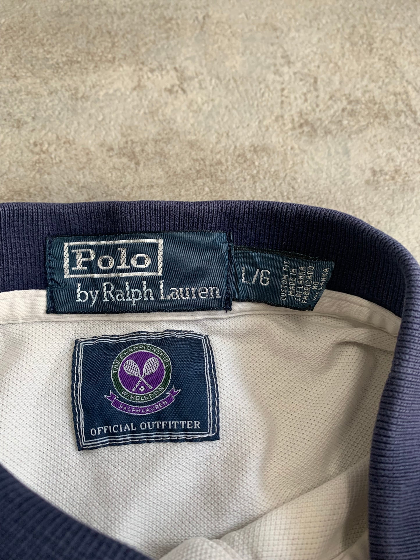 Polo Vintage Ralph Lauren Wimbeldon 2014 - L