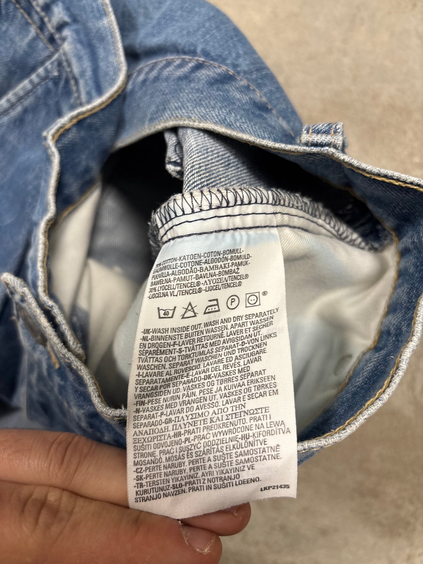 Pantalones Asimétricos Levi’s Engineered 00s Vintage - M
