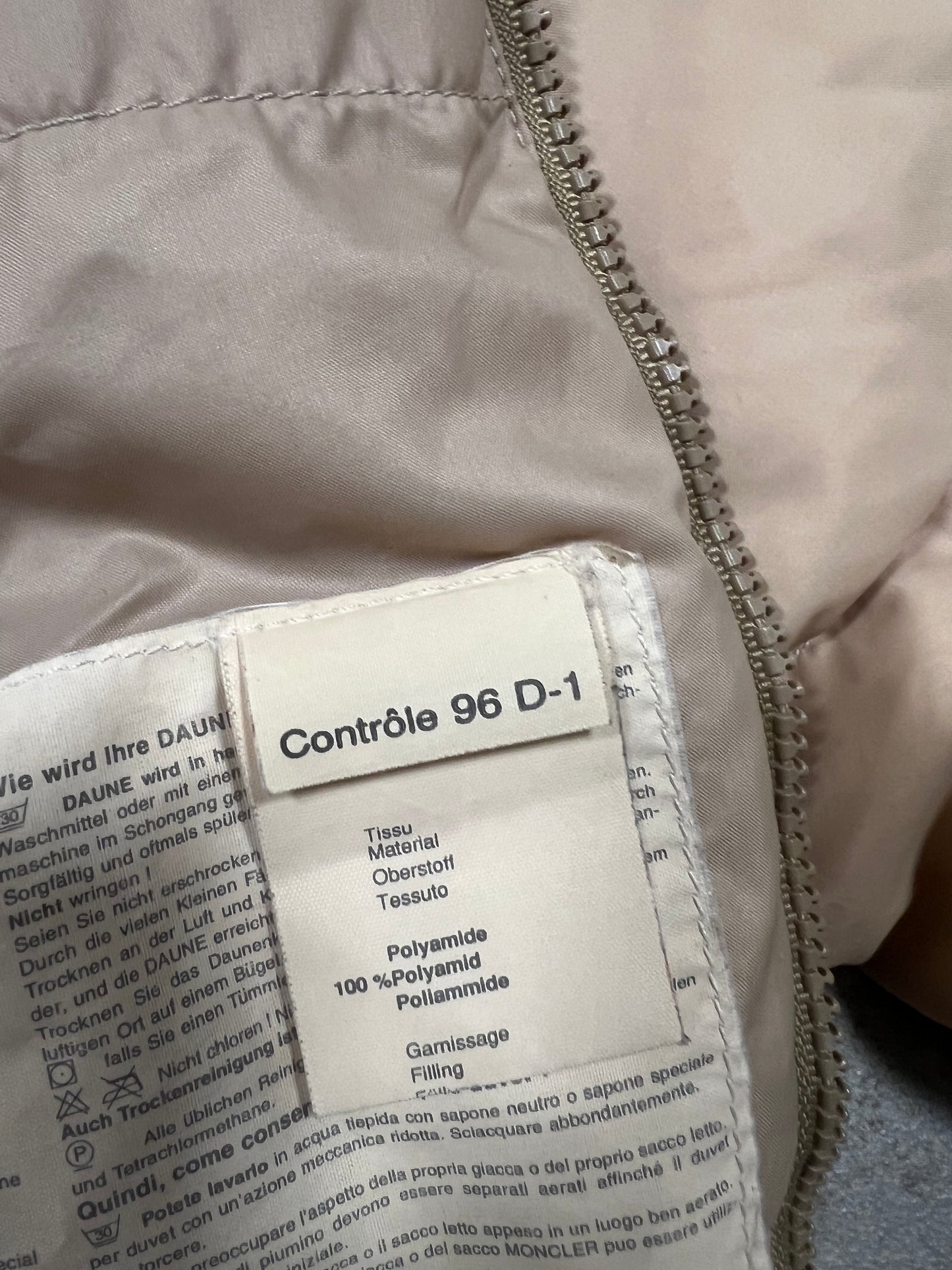 Chaqueta Puffer Vintage Moncler Dos Piezas 90’s - S