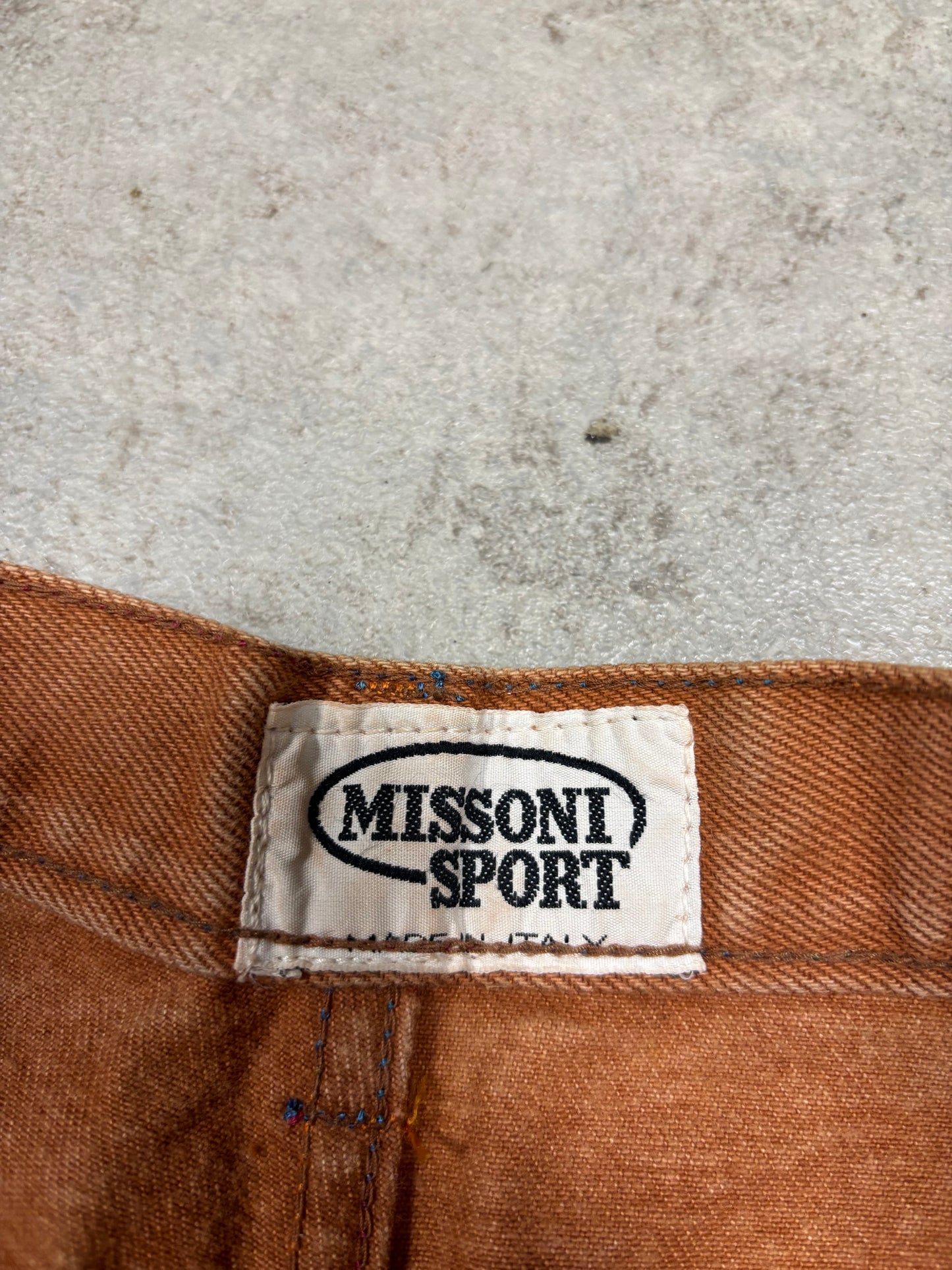 Pantalones Rectos Missoni Sport 90s Vintage - M